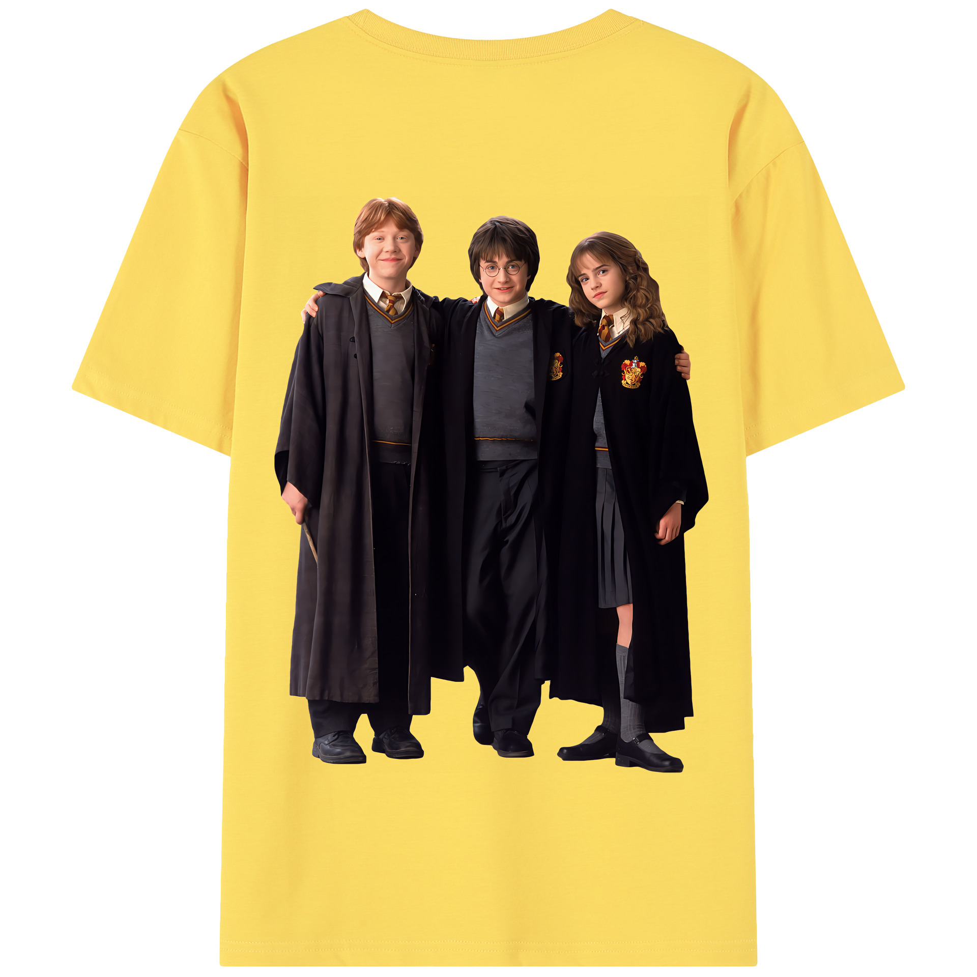 （画像用） Harry Potter ハリー・ポッターシリーズ 綿100％半袖Tシャツ（背面プリント）