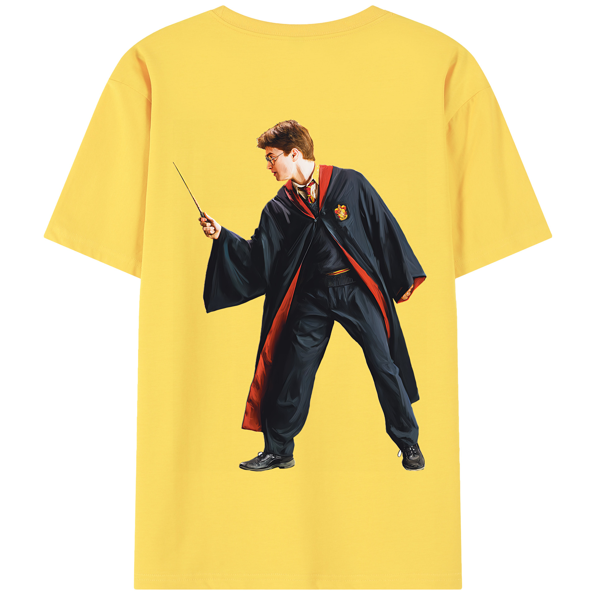 （画像用） Harry Potter ハリー・ポッターシリーズ 綿100％半袖Tシャツ（背面プリント）