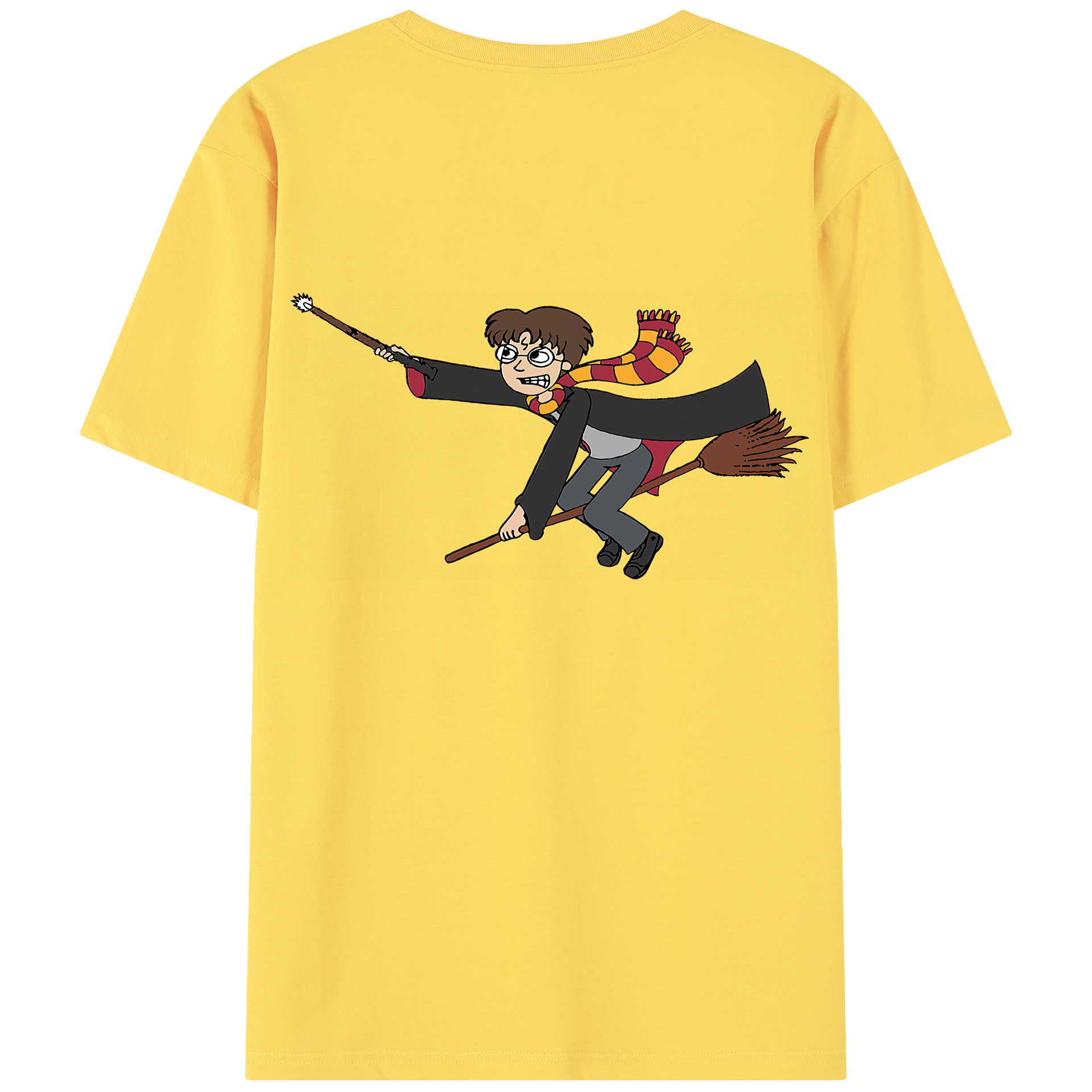 （画像用） Harry Potter ハリー・ポッターシリーズ 綿100％半袖Tシャツ（背面プリント）