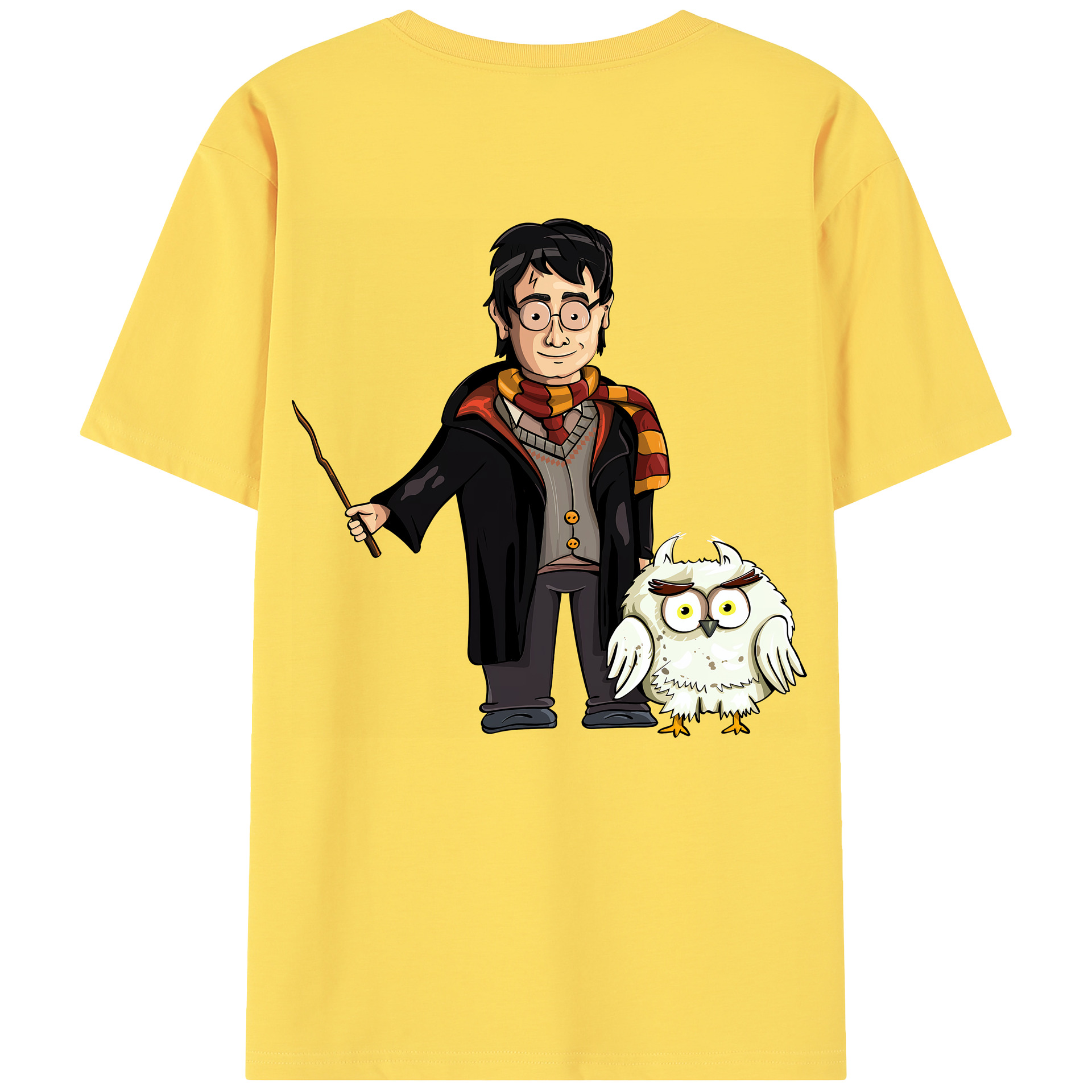（画像用） Harry Potter ハリー・ポッターシリーズ 綿100％半袖Tシャツ（背面プリント）