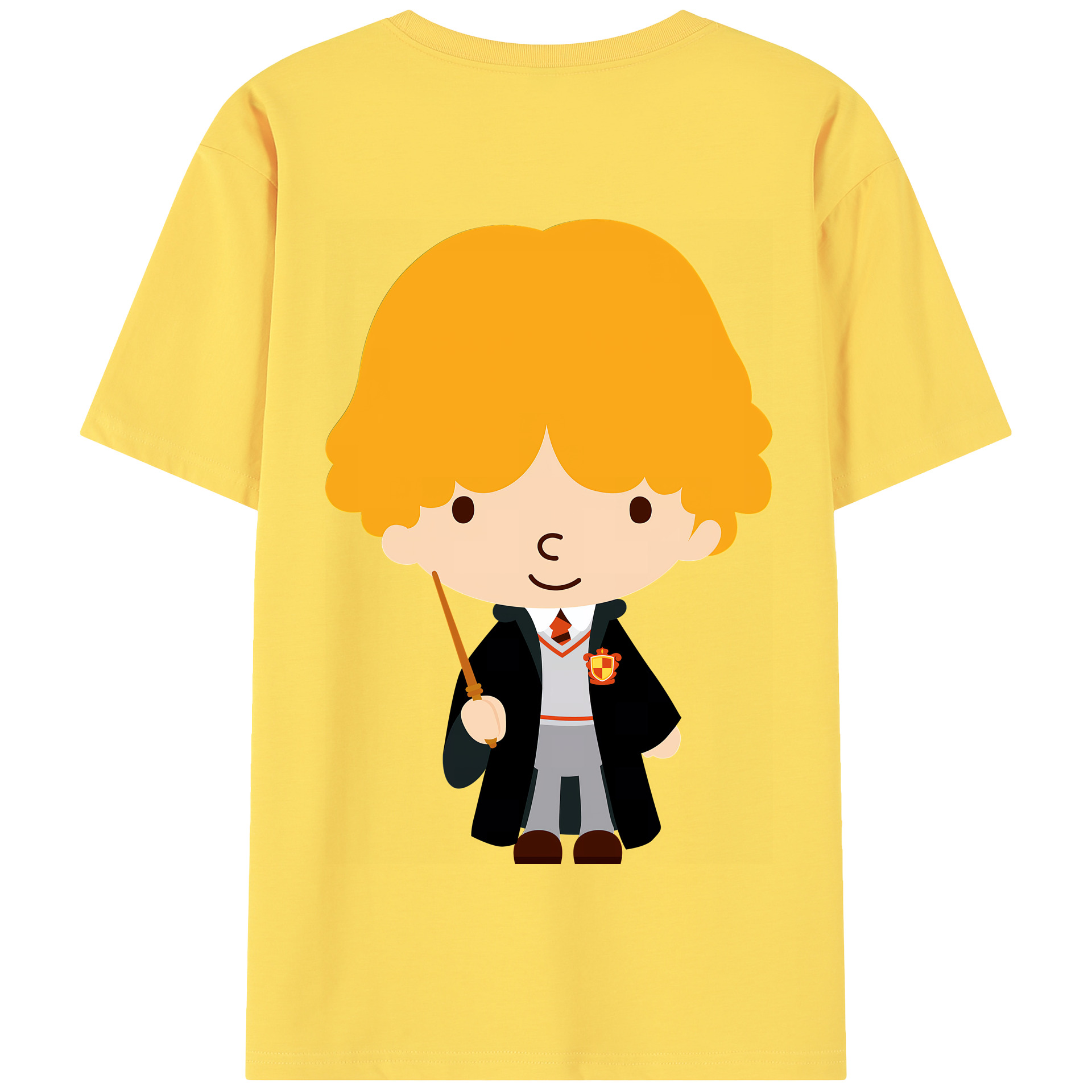 （画像用） Harry Potter ハリー・ポッターシリーズ 綿100％半袖Tシャツ（背面プリント）