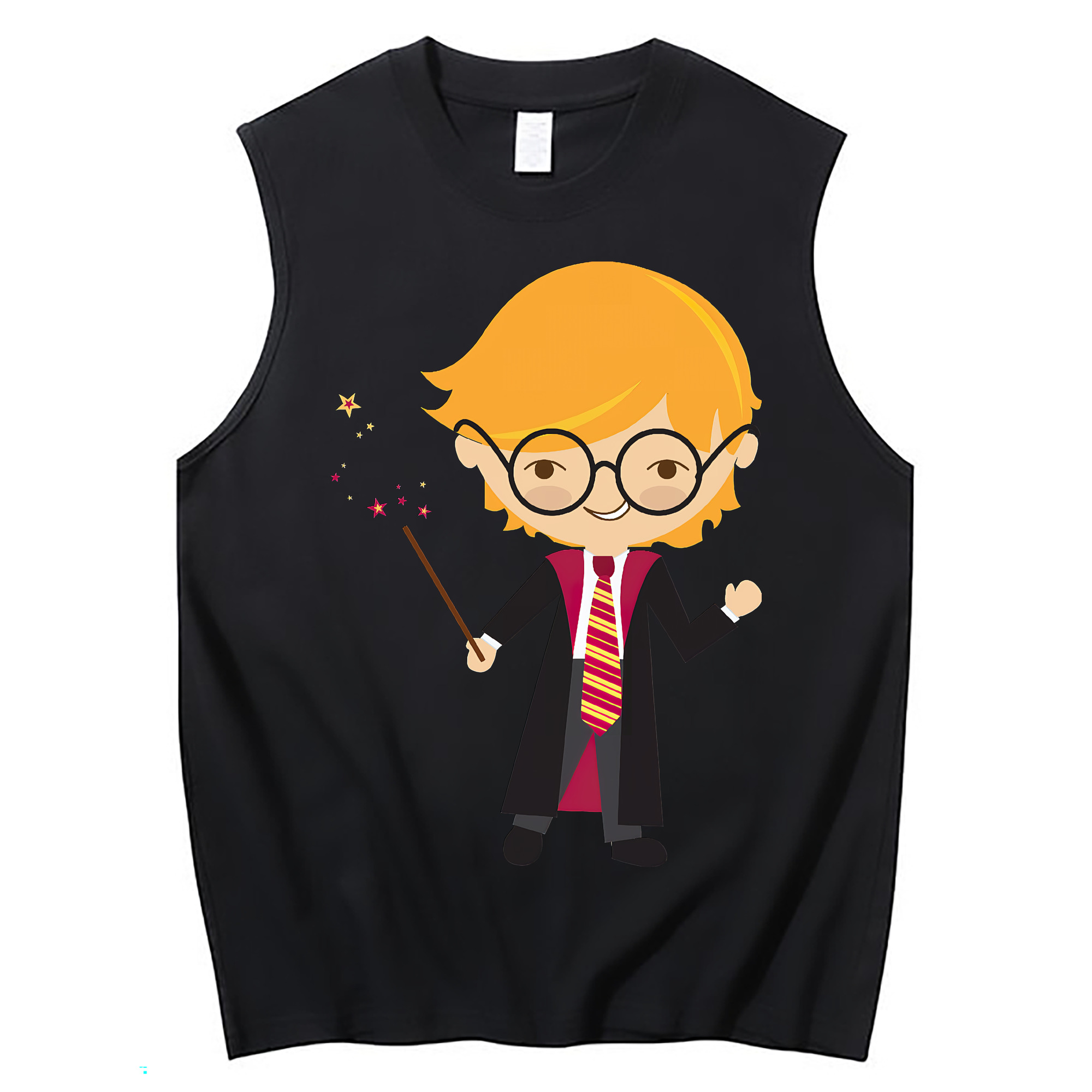 （画像用） Harry Potter ハリー・ポッターシリーズ コットン100％タンクトップ（フロントプリント）