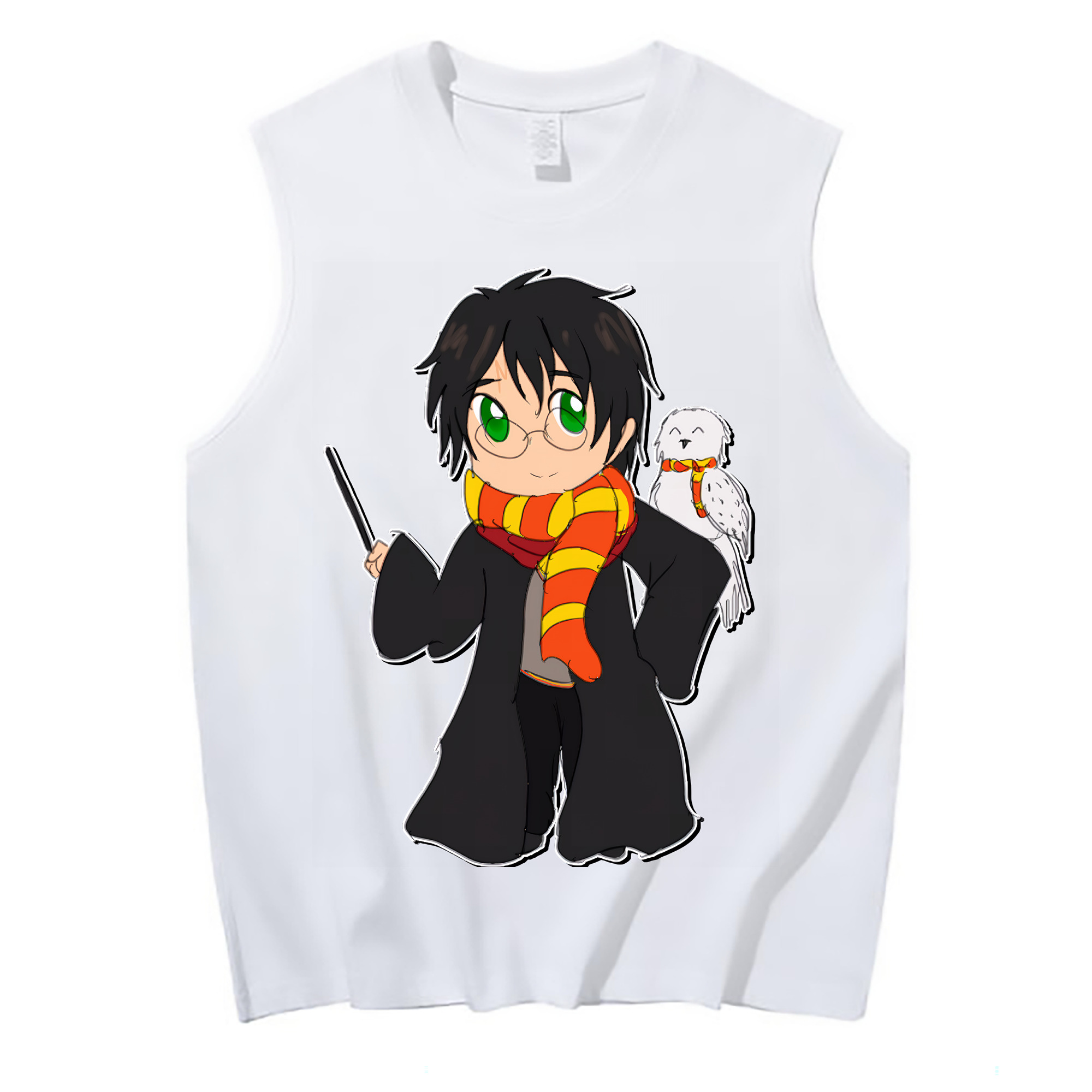 （画像用） Harry Potter ハリー・ポッターシリーズ コットン100％タンクトップ（フロントプリント）