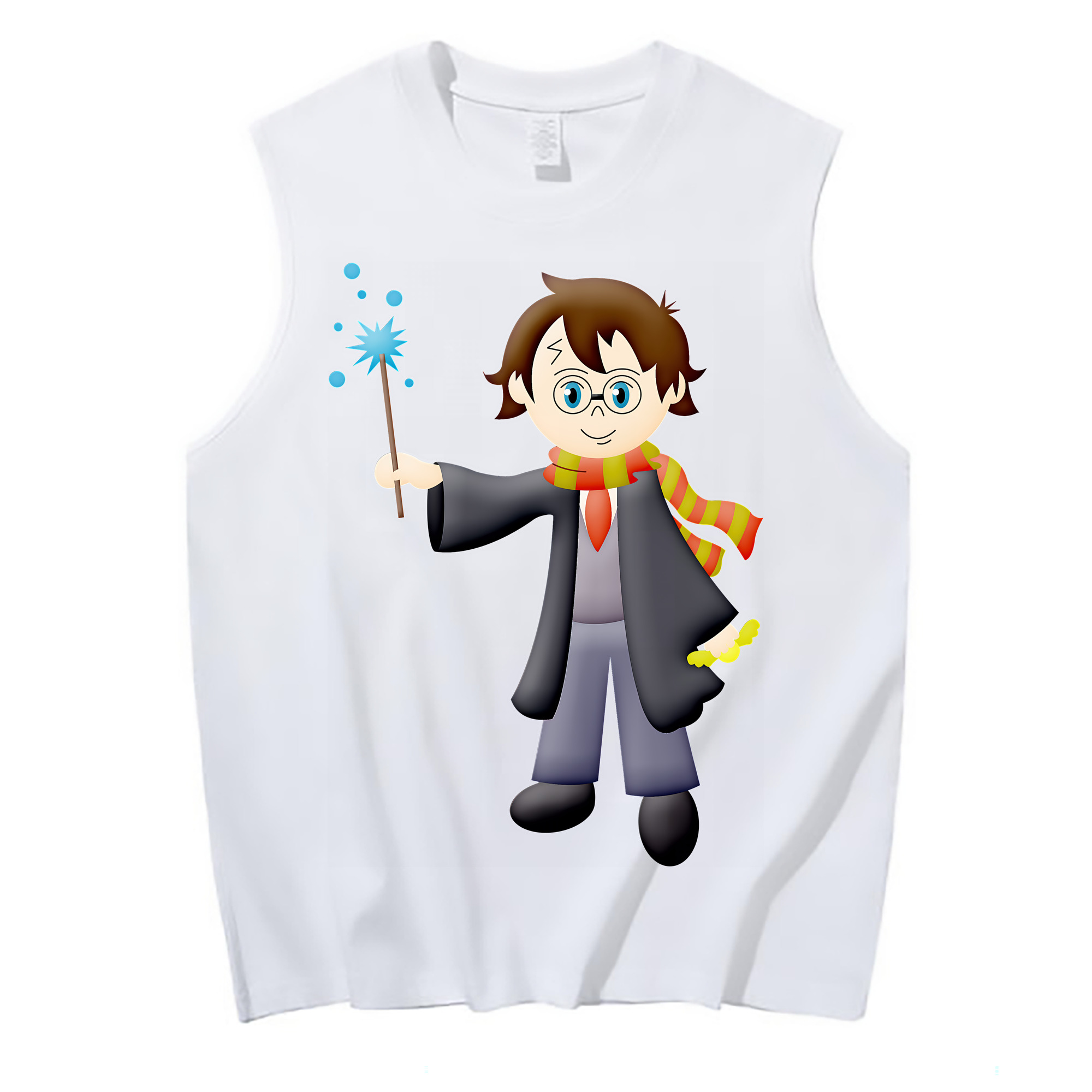 （画像用） Harry Potter ハリー・ポッターシリーズ コットン100％タンクトップ（フロントプリント）