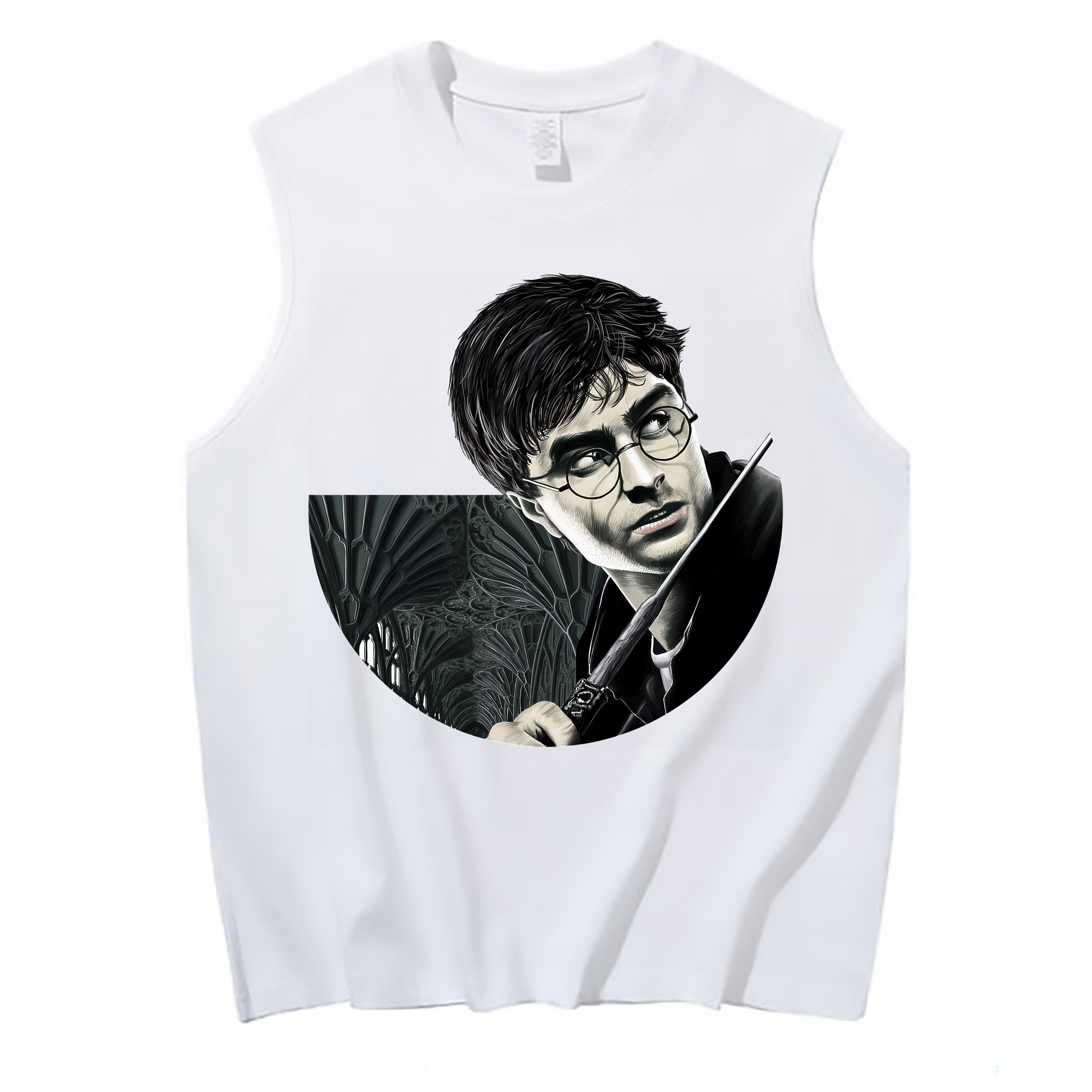 （画像用） Harry Potter ハリー・ポッターシリーズ コットン100％タンクトップ（フロントプリント）