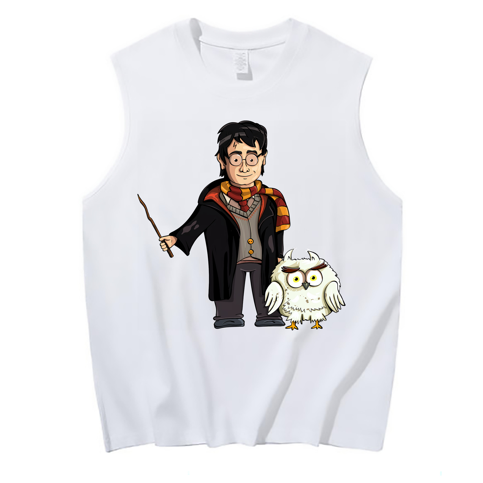 （画像用） Harry Potter ハリー・ポッターシリーズ コットン100％タンクトップ（フロントプリント）