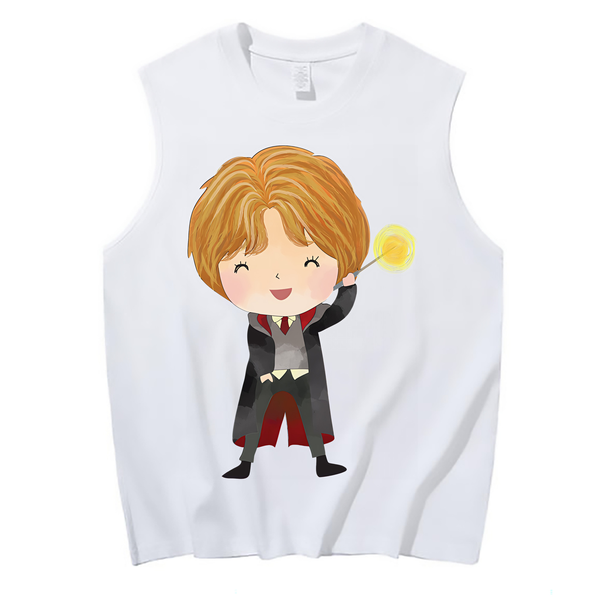 （画像用） Harry Potter ハリー・ポッターシリーズ コットン100％タンクトップ（フロントプリント）