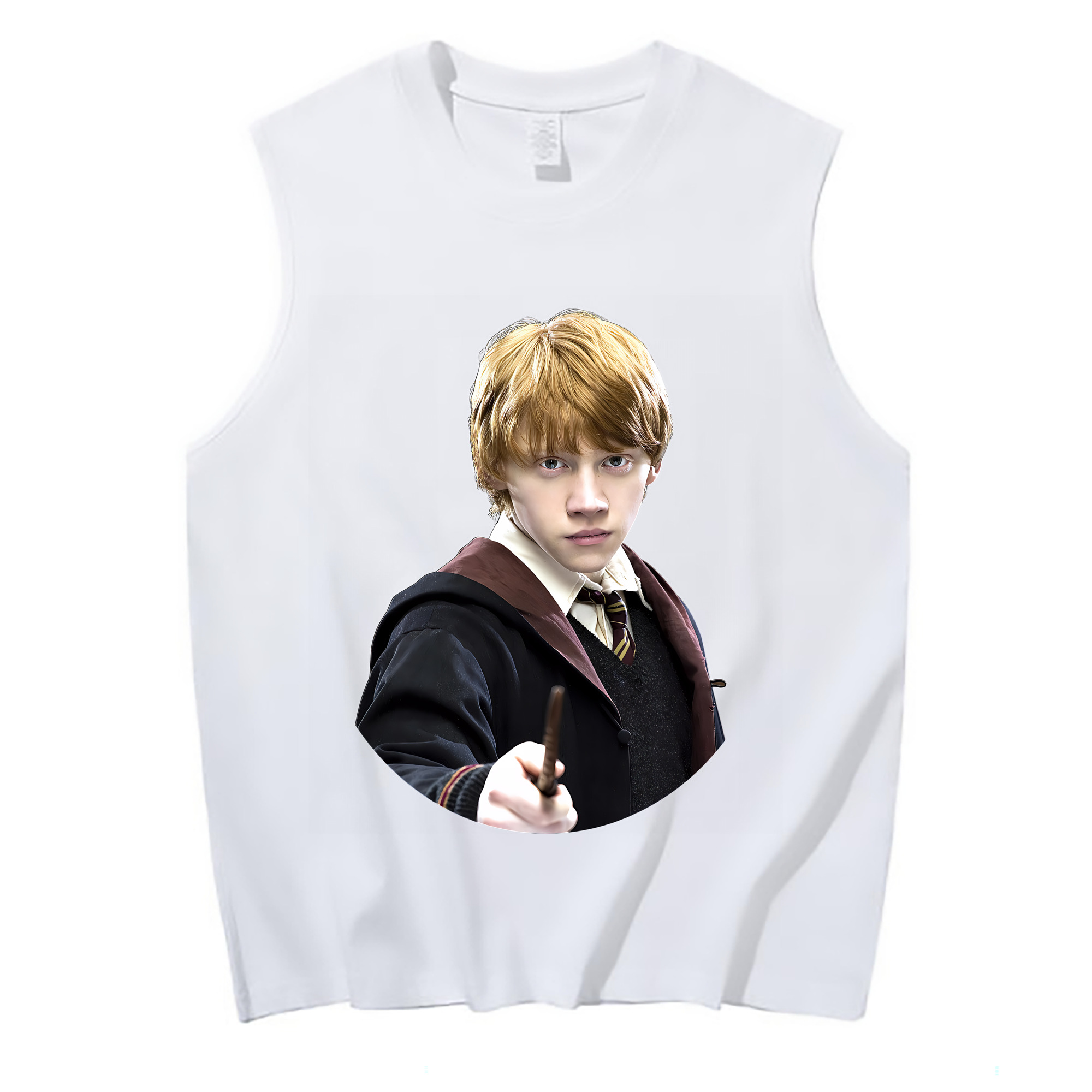 （画像用） Harry Potter ハリー・ポッターシリーズ コットン100％タンクトップ（フロントプリント）