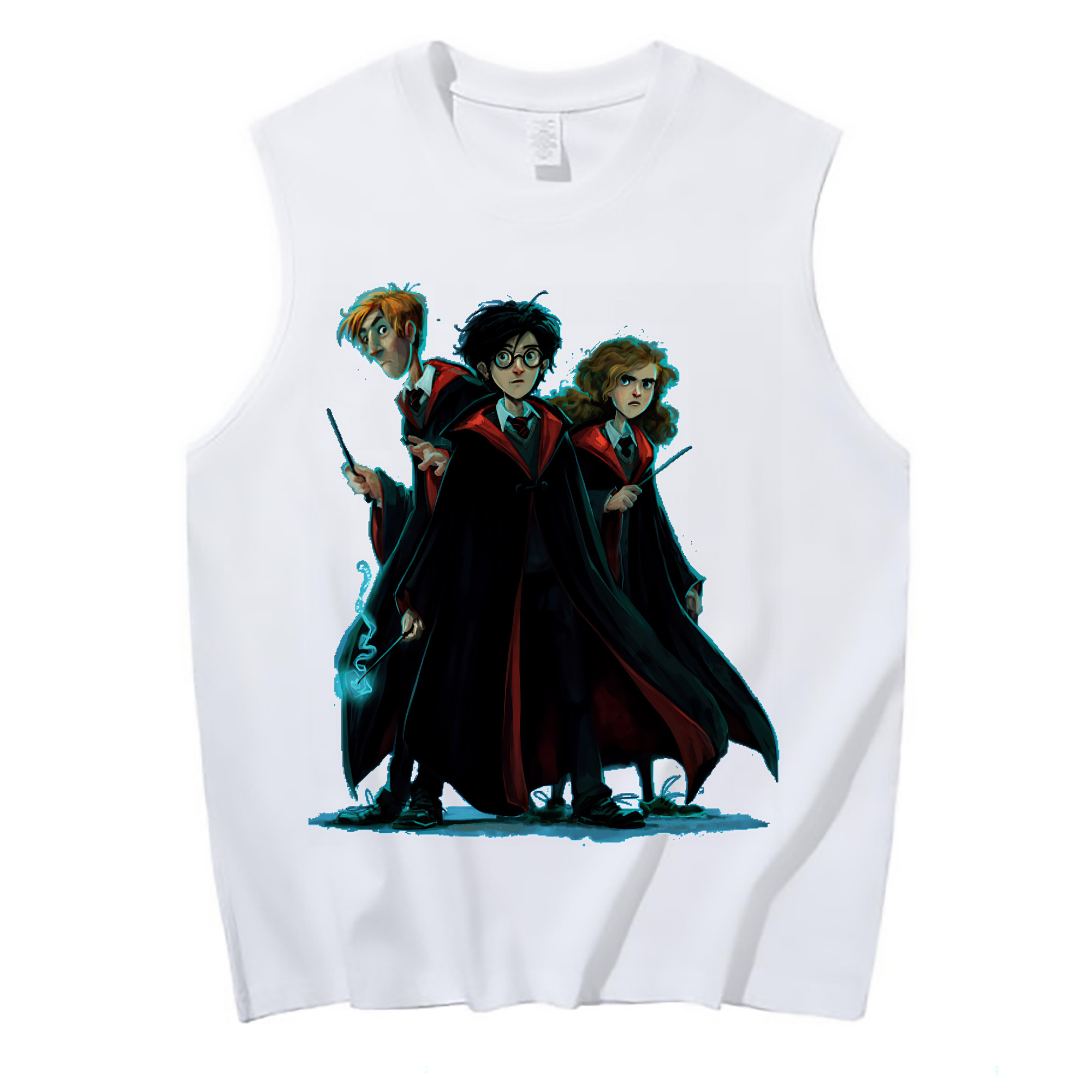（画像用） Harry Potter ハリー・ポッターシリーズ コットン100％タンクトップ（フロントプリント）