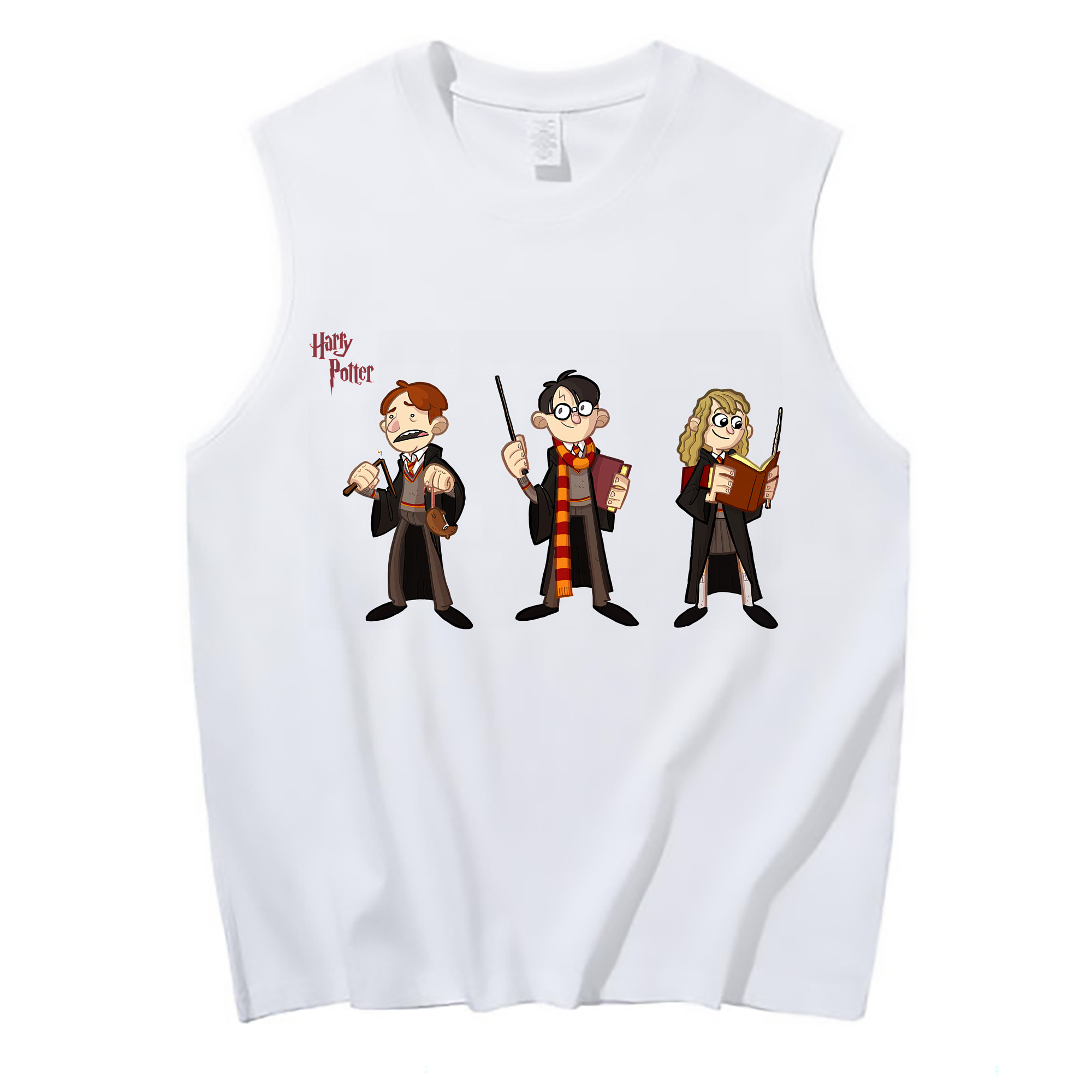 （画像用） Harry Potter ハリー・ポッターシリーズ コットン100％タンクトップ（フロントプリント）
