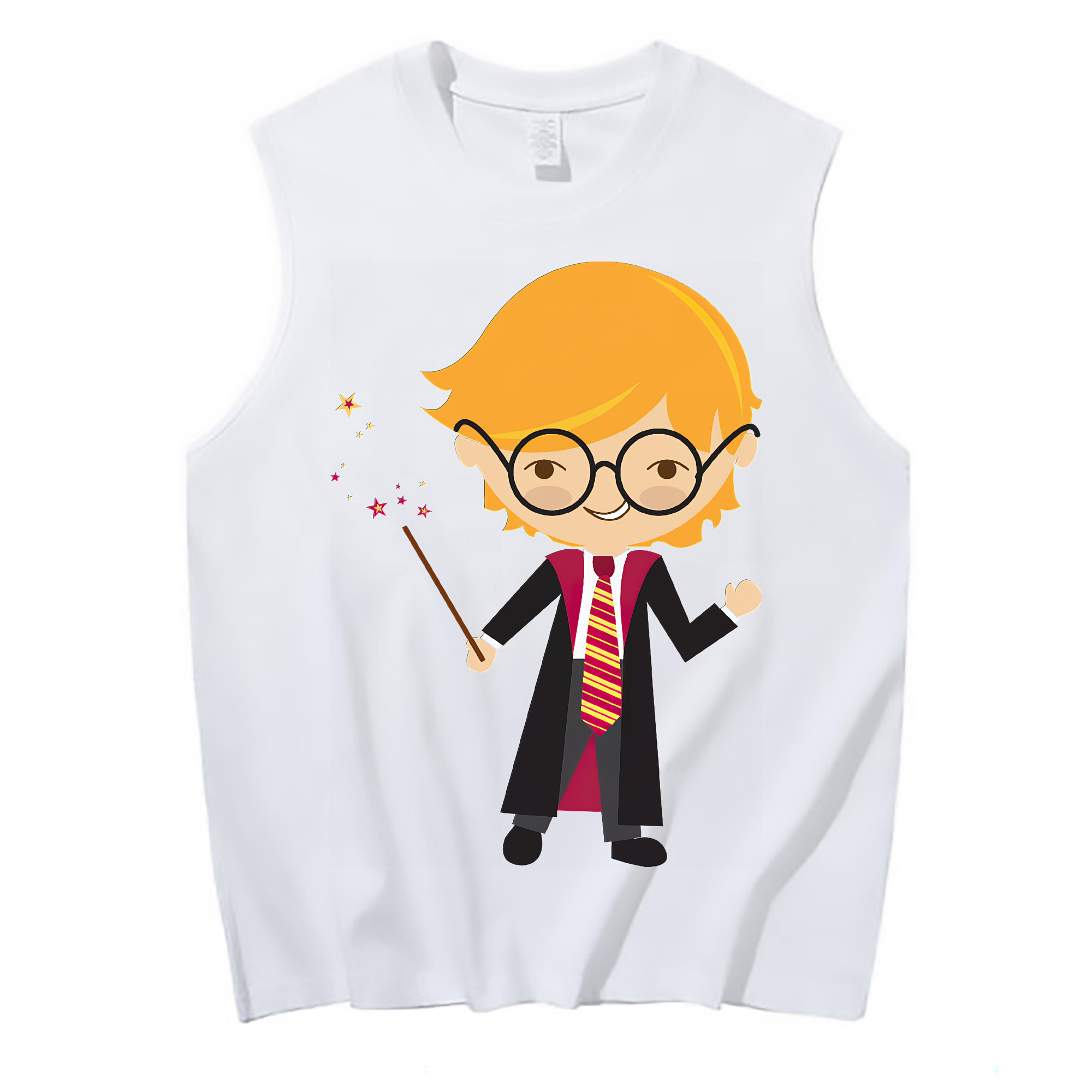 （画像用） Harry Potter ハリー・ポッターシリーズ コットン100％タンクトップ（フロントプリント）
