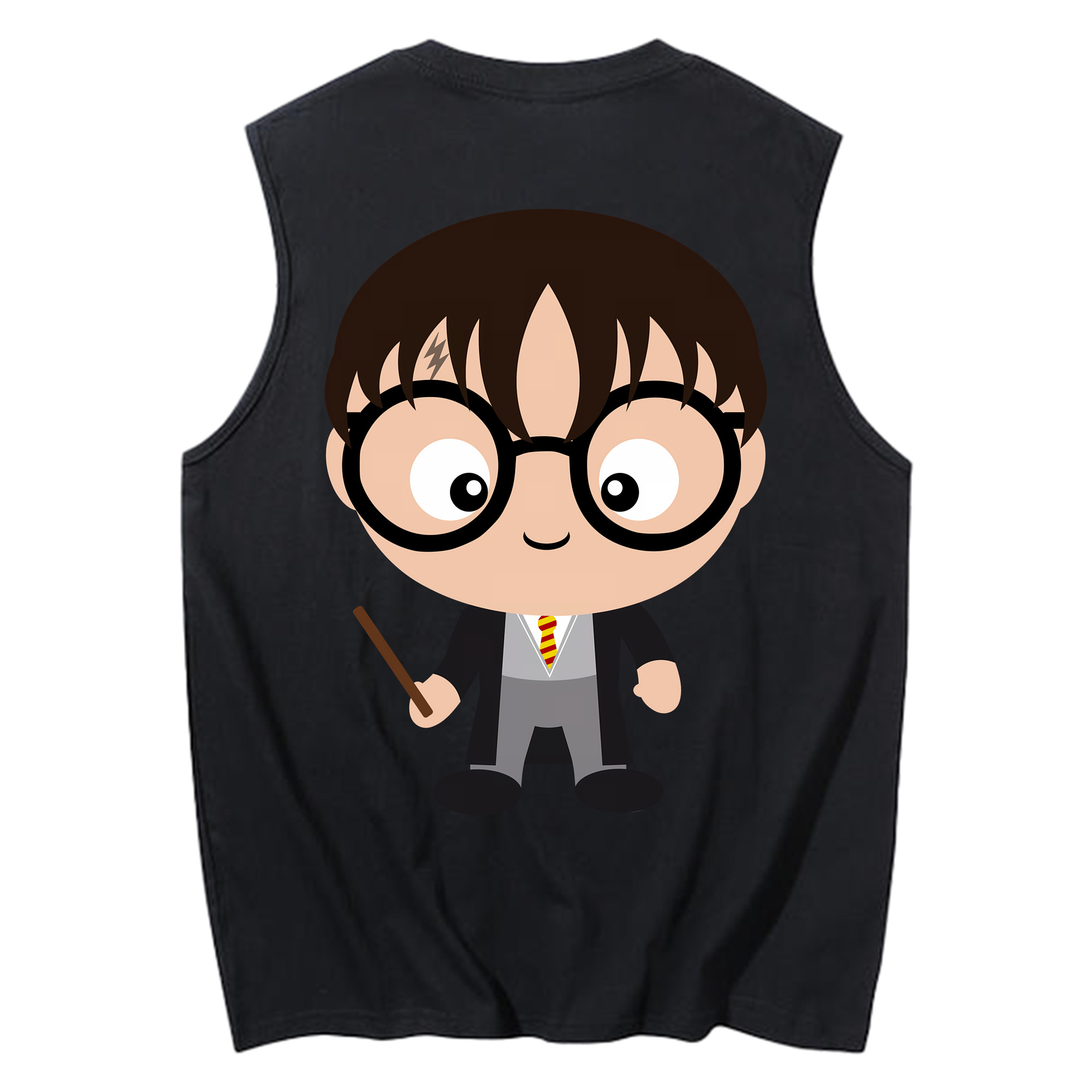 （画像用） Harry Potter ハリー・ポッターシリーズ コットン100％タンクトップ（背面プリント）