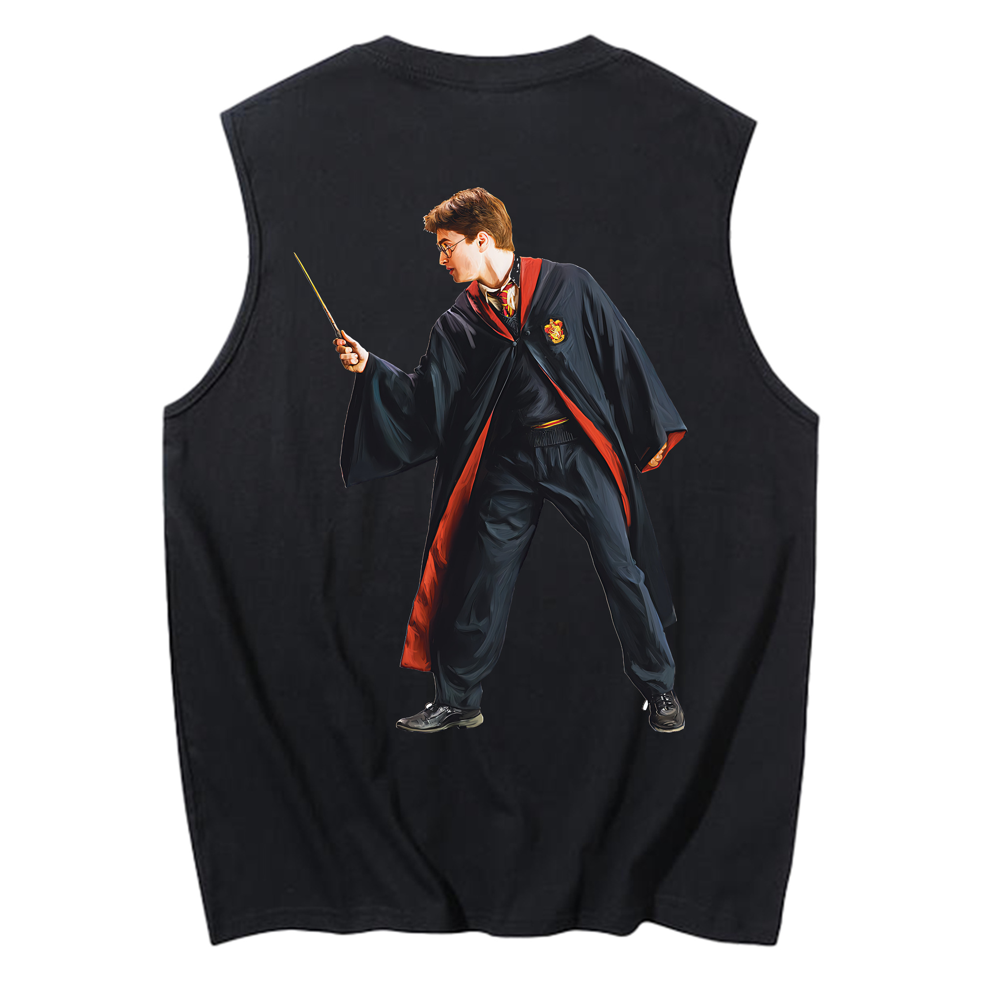 （画像用） Harry Potter ハリー・ポッターシリーズ コットン100％タンクトップ（背面プリント）