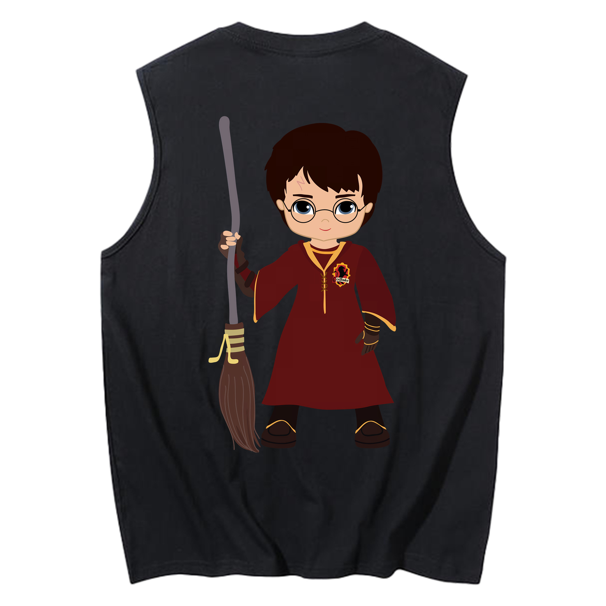 （画像用） Harry Potter ハリー・ポッターシリーズ コットン100％タンクトップ（背面プリント）