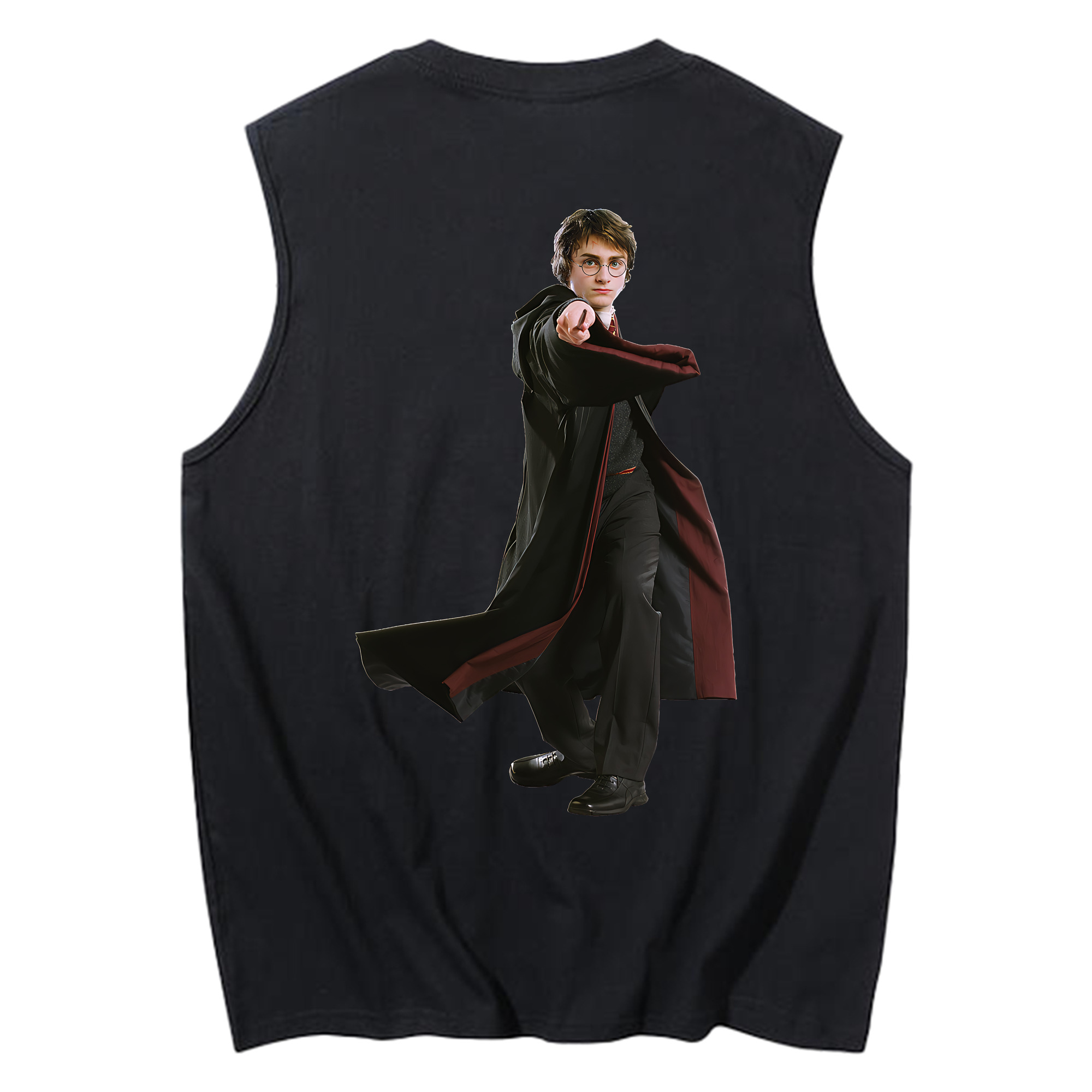 （画像用） Harry Potter ハリー・ポッターシリーズ コットン100％タンクトップ（背面プリント）