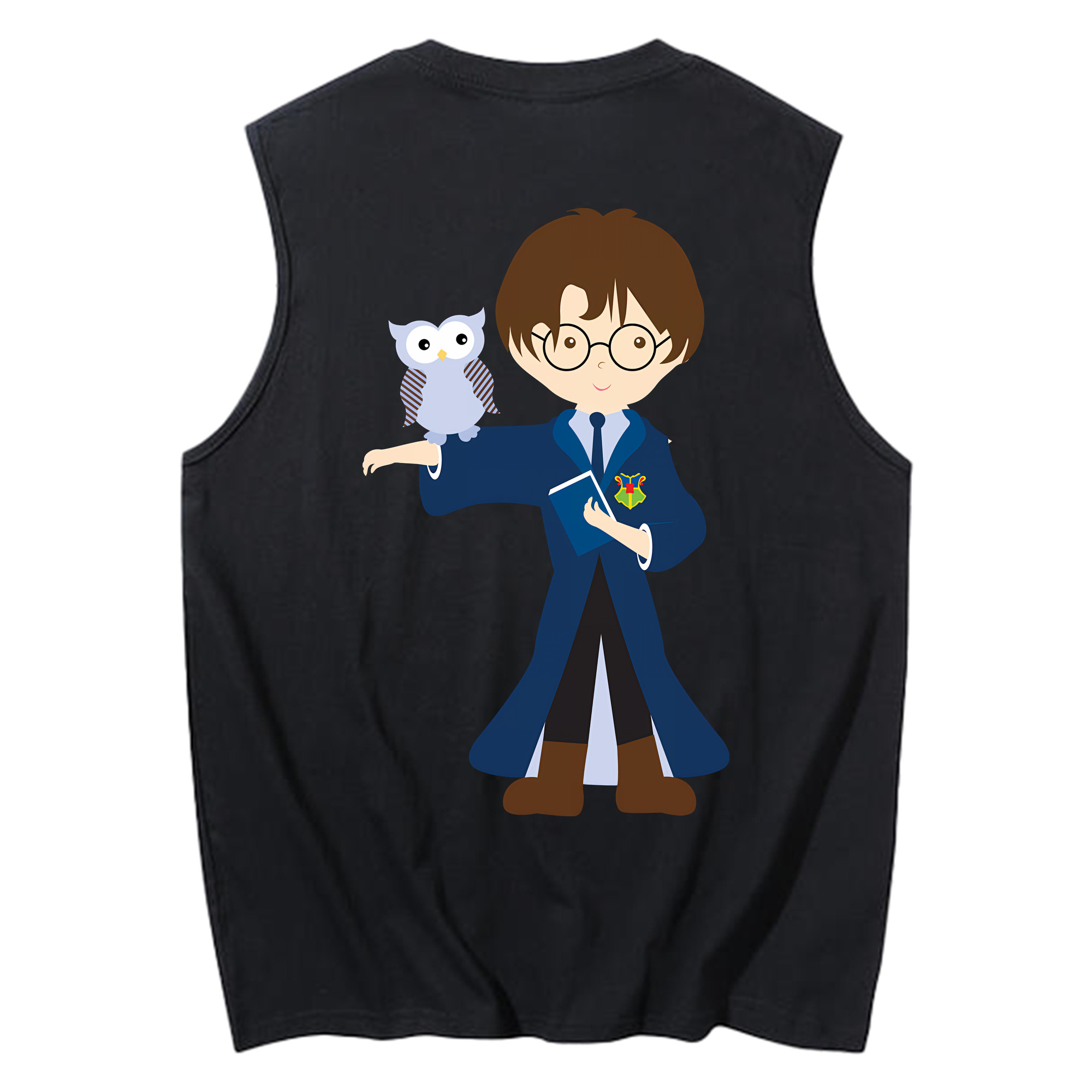 （画像用） Harry Potter ハリー・ポッターシリーズ コットン100％タンクトップ（背面プリント）