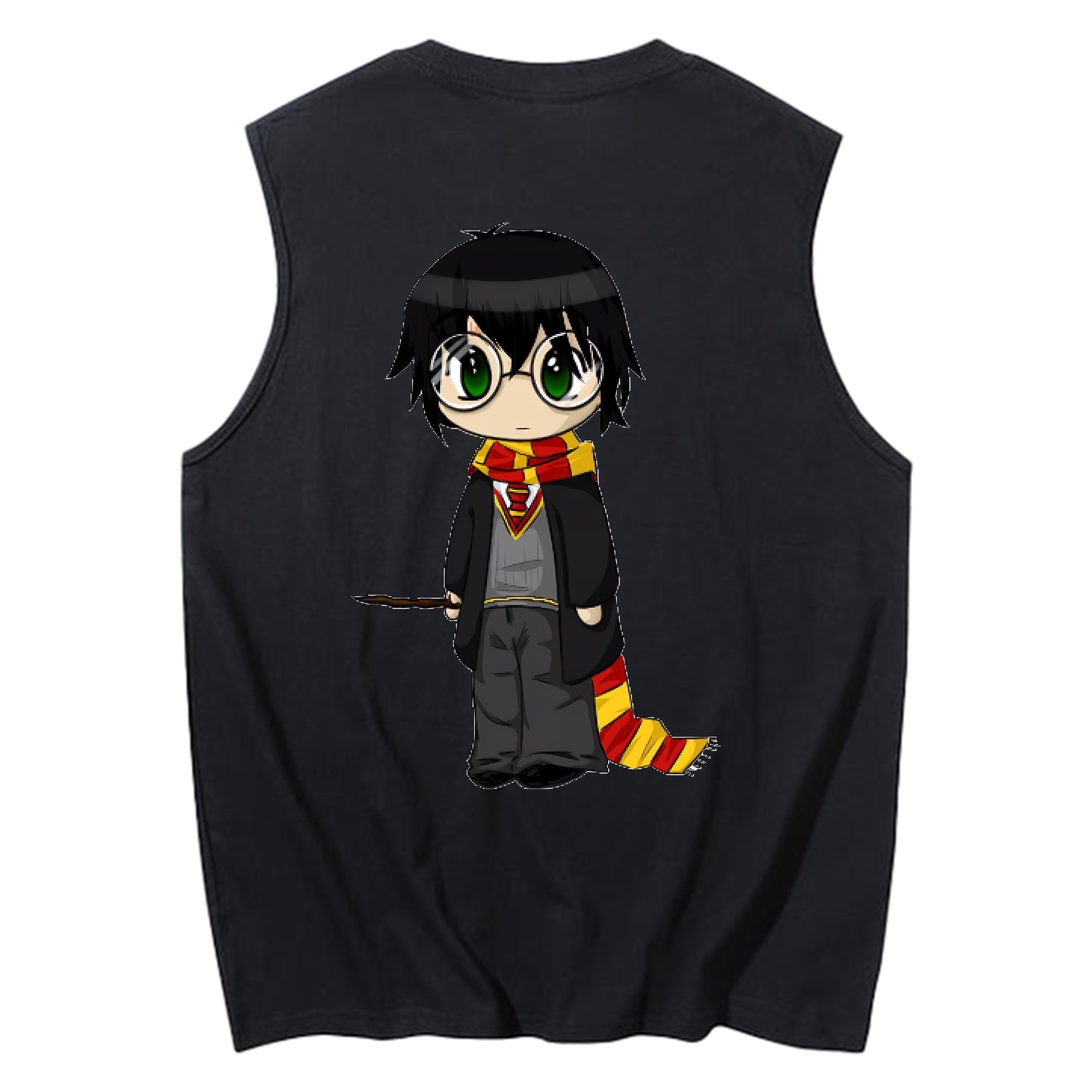 （画像用） Harry Potter ハリー・ポッターシリーズ コットン100％タンクトップ（背面プリント）