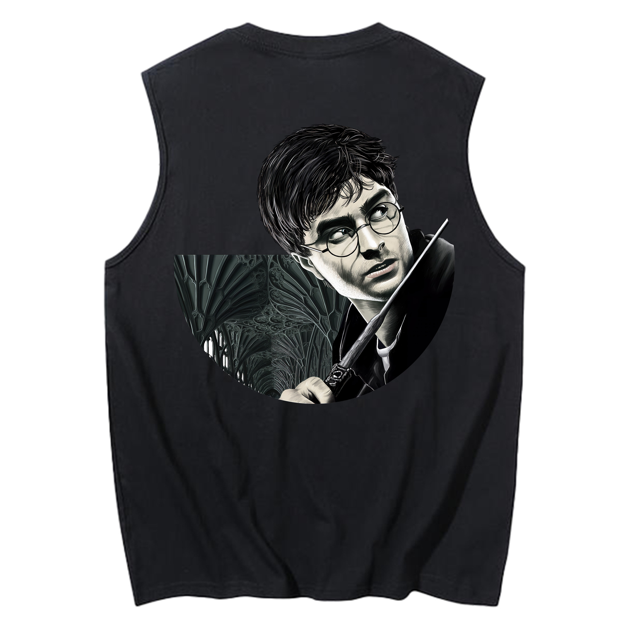 （画像用） Harry Potter ハリー・ポッターシリーズ コットン100％タンクトップ（背面プリント）