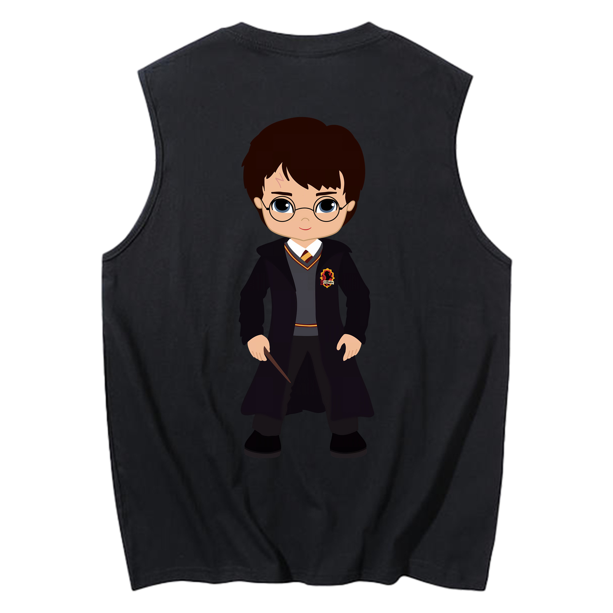 （画像用） Harry Potter ハリー・ポッターシリーズ コットン100％タンクトップ（背面プリント）