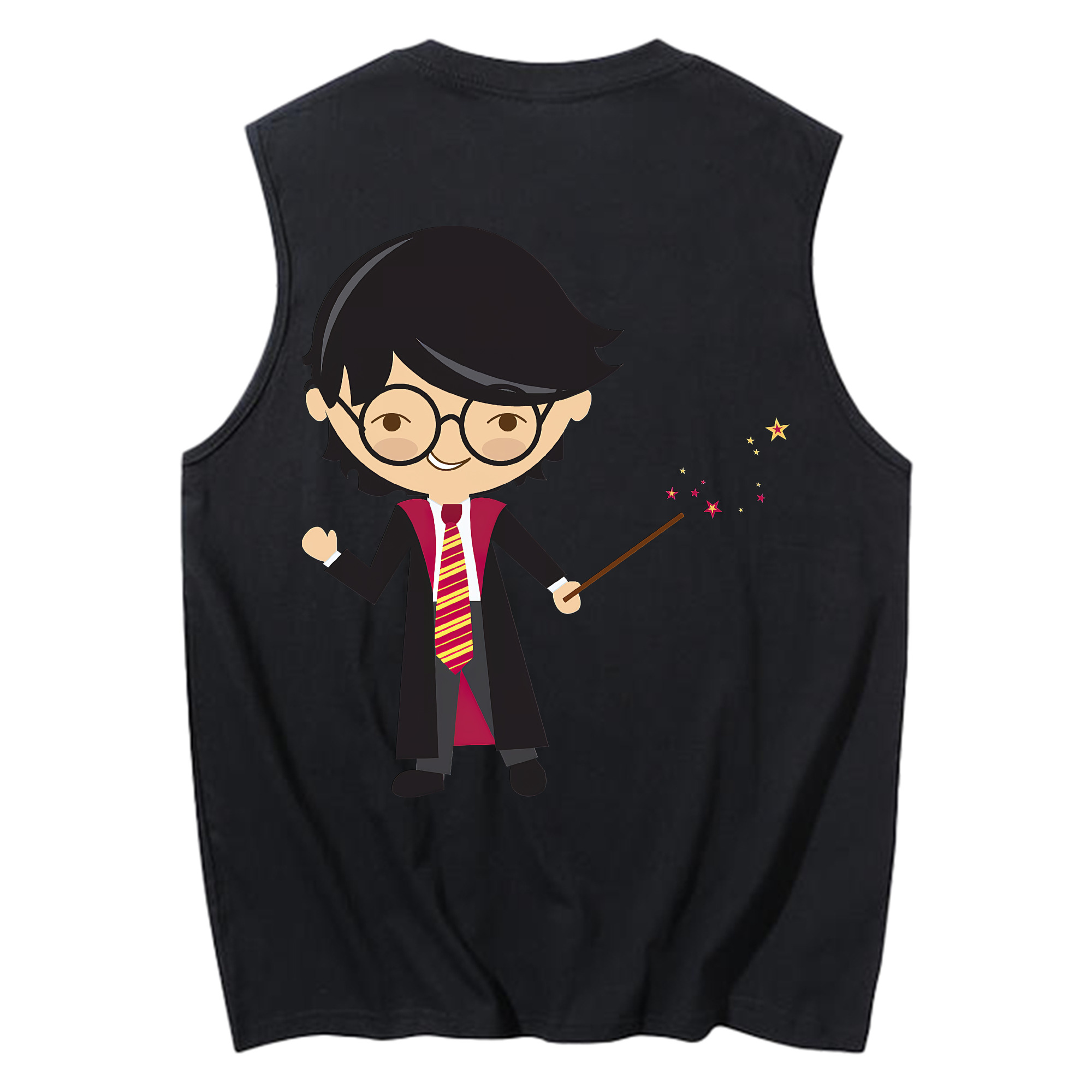 （画像用） Harry Potter ハリー・ポッターシリーズ コットン100％タンクトップ（背面プリント）