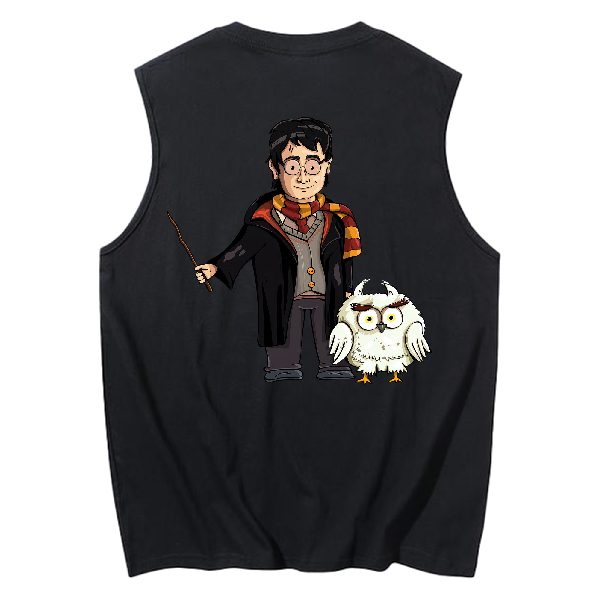 （画像用） Harry Potter ハリー・ポッターシリーズ コットン100％タンクトップ（背面プリント）