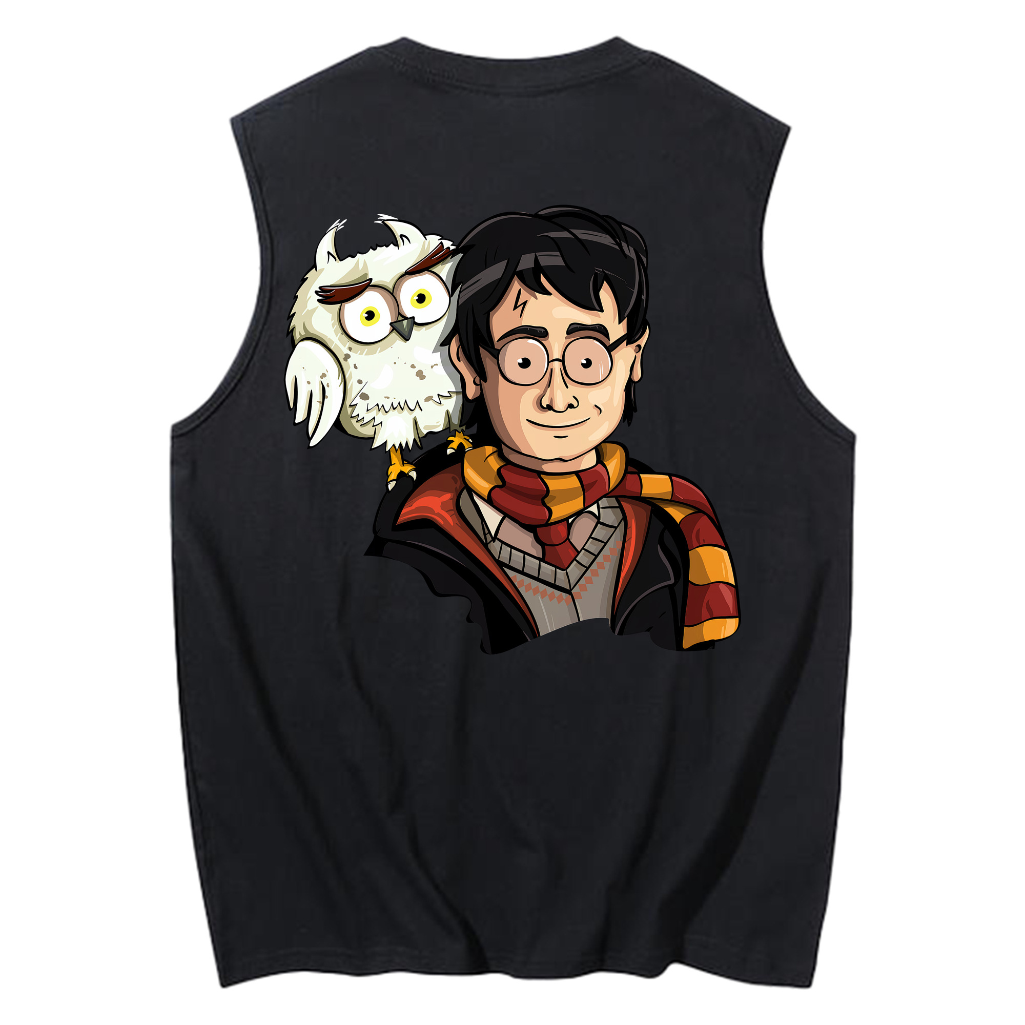 （画像用） Harry Potter ハリー・ポッターシリーズ コットン100％タンクトップ（背面プリント）