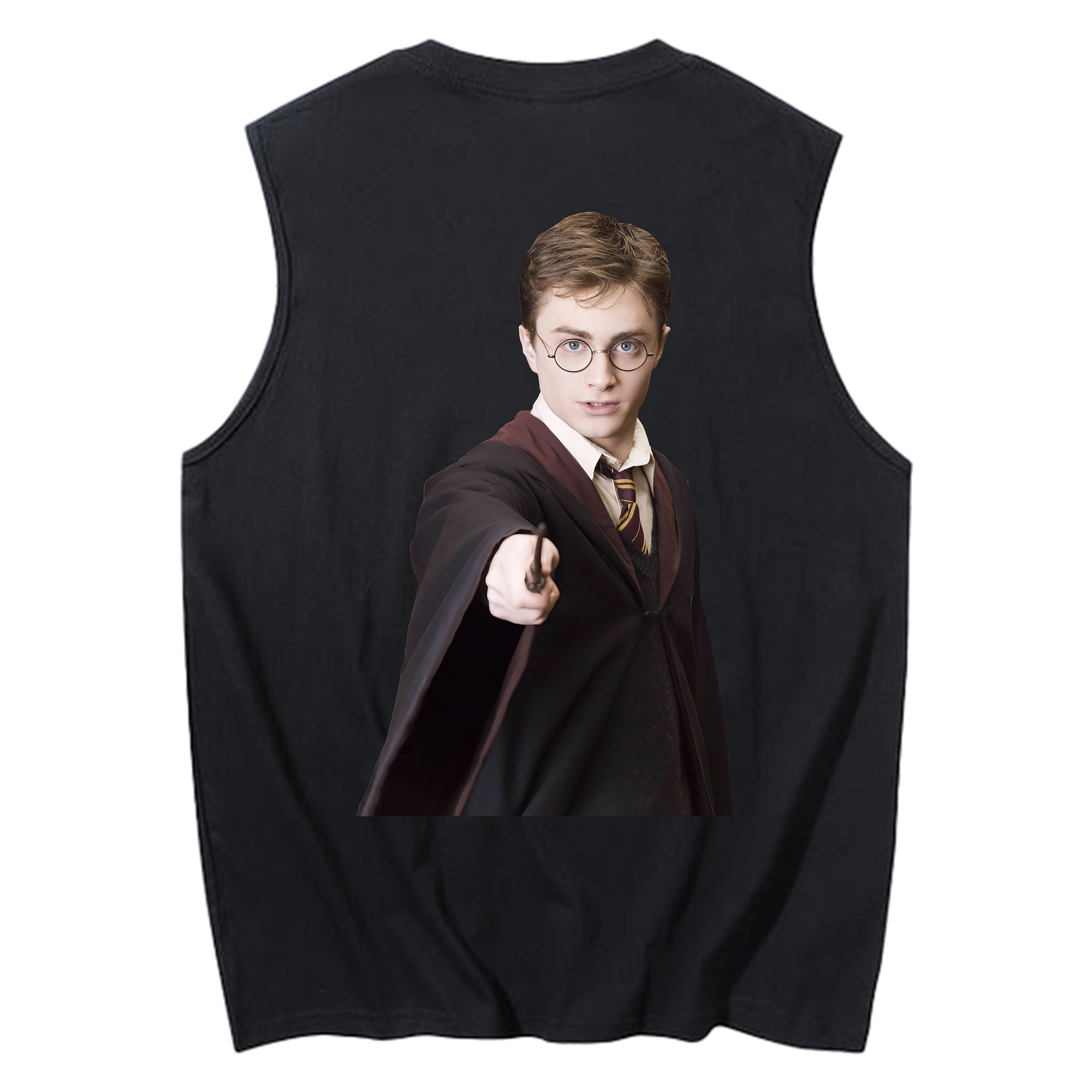 （画像用） Harry Potter ハリー・ポッターシリーズ コットン100％タンクトップ（背面プリント）