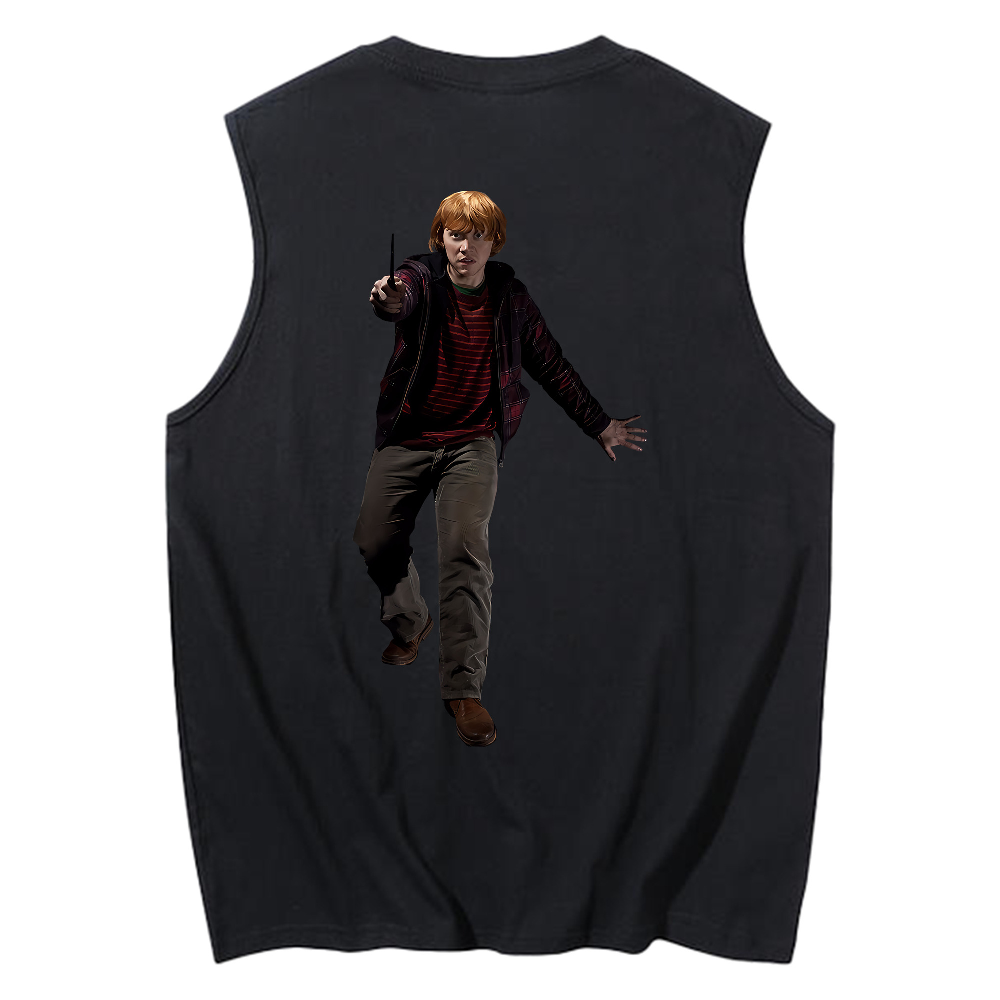 （画像用） Harry Potter ハリー・ポッターシリーズ コットン100％タンクトップ（背面プリント）
