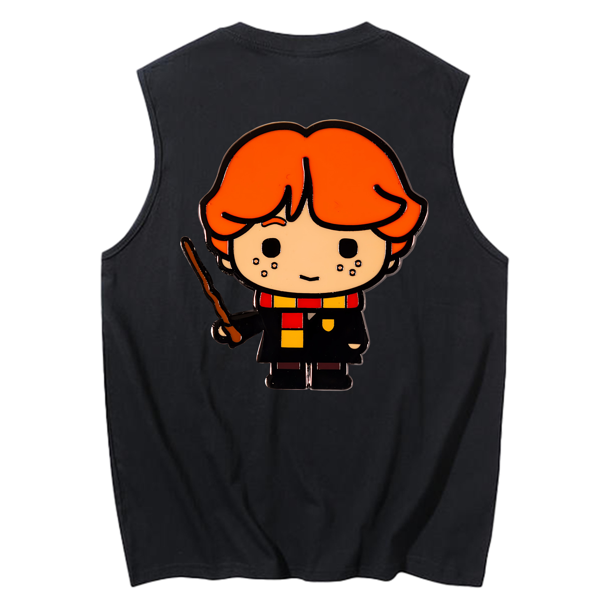 （画像用） Harry Potter ハリー・ポッターシリーズ コットン100％タンクトップ（背面プリント）