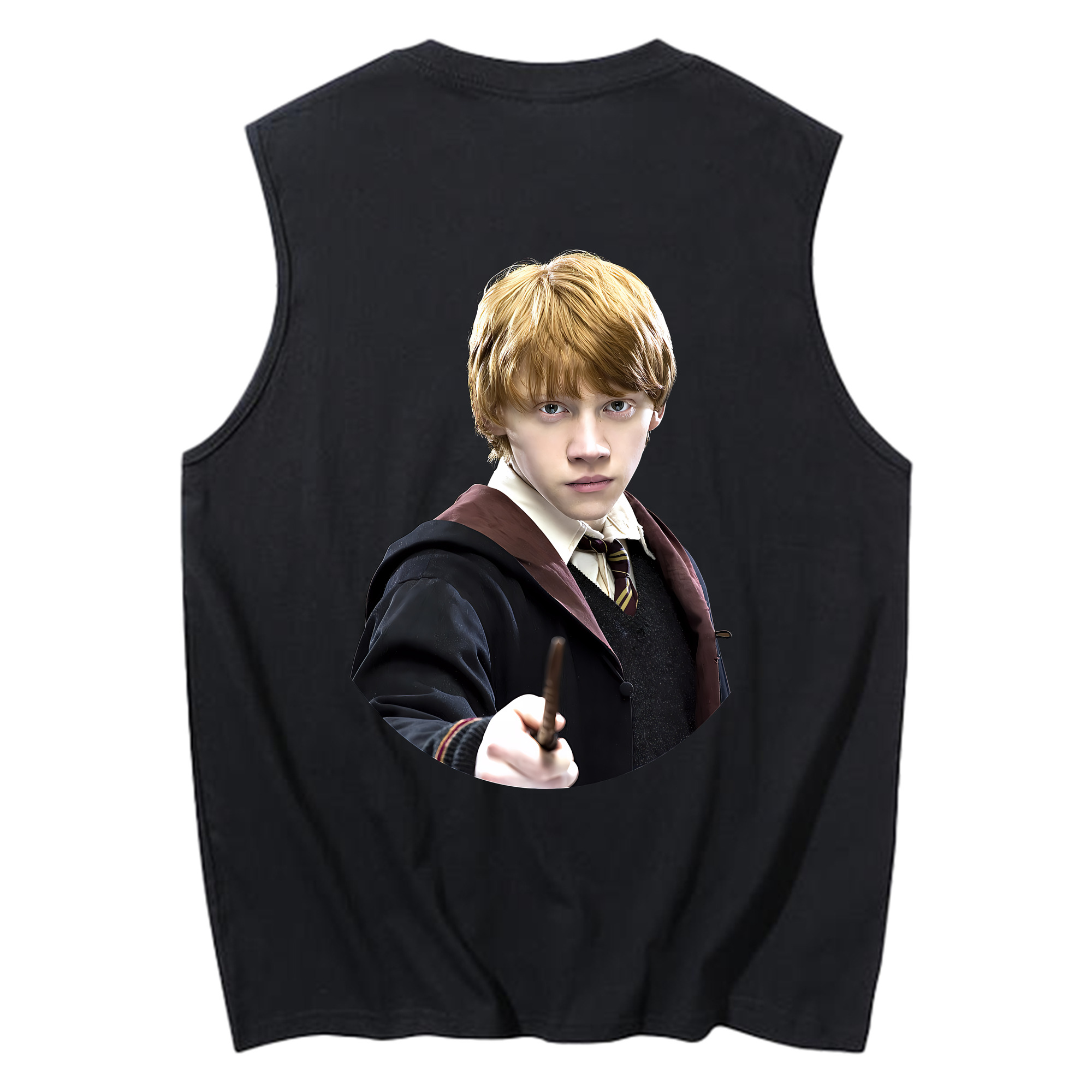 （画像用） Harry Potter ハリー・ポッターシリーズ コットン100％タンクトップ（背面プリント）