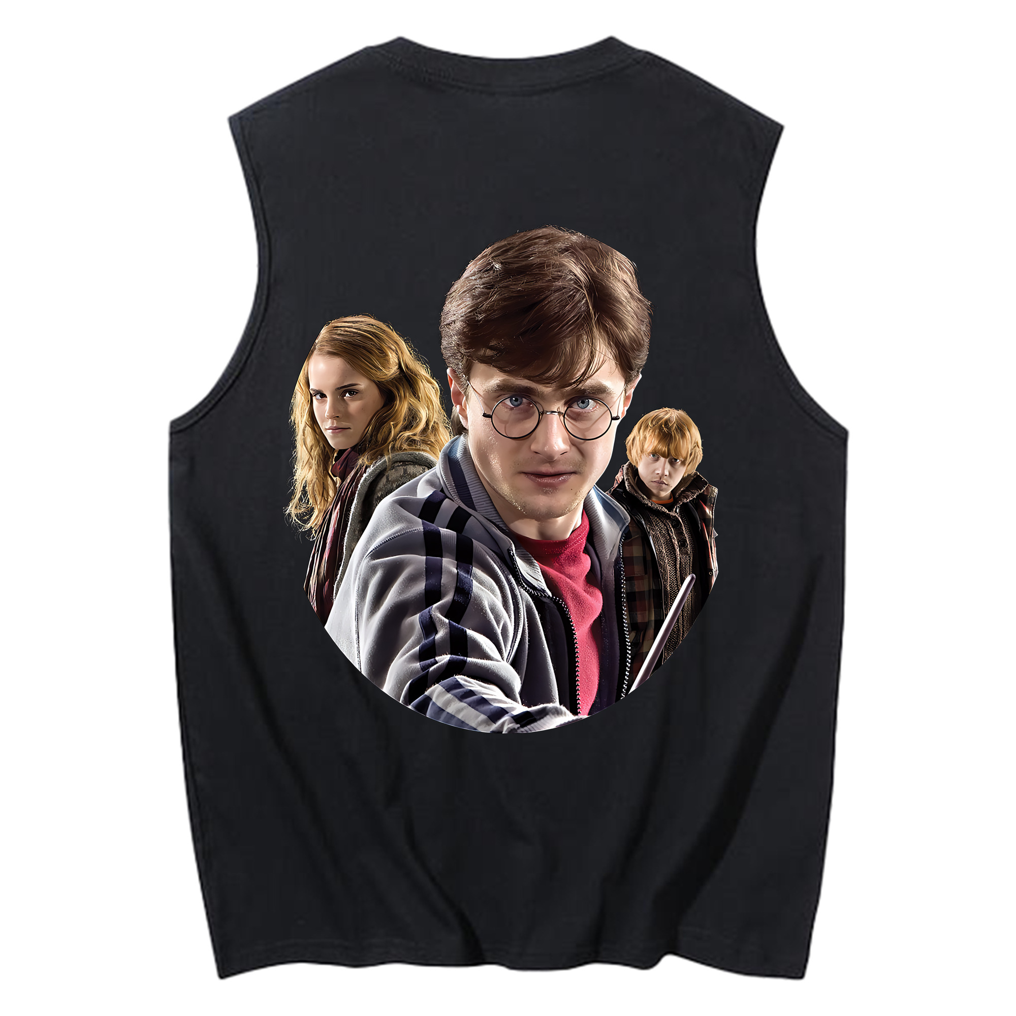 （画像用） Harry Potter ハリー・ポッターシリーズ コットン100％タンクトップ（背面プリント）