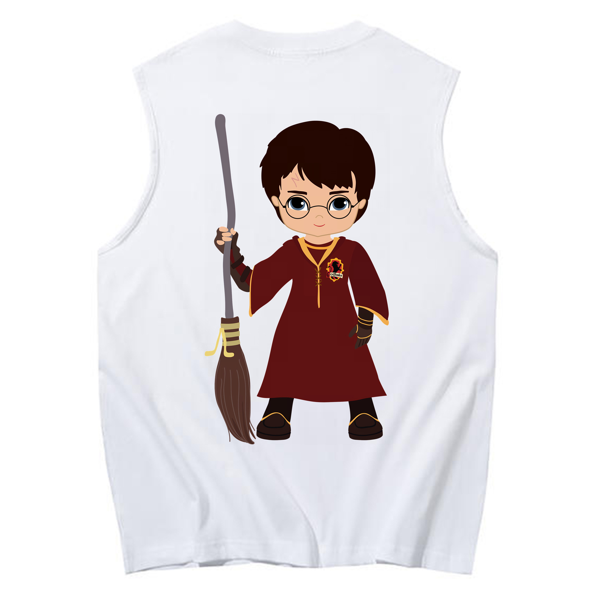 （画像用） Harry Potter ハリー・ポッターシリーズ コットン100％タンクトップ（背面プリント）