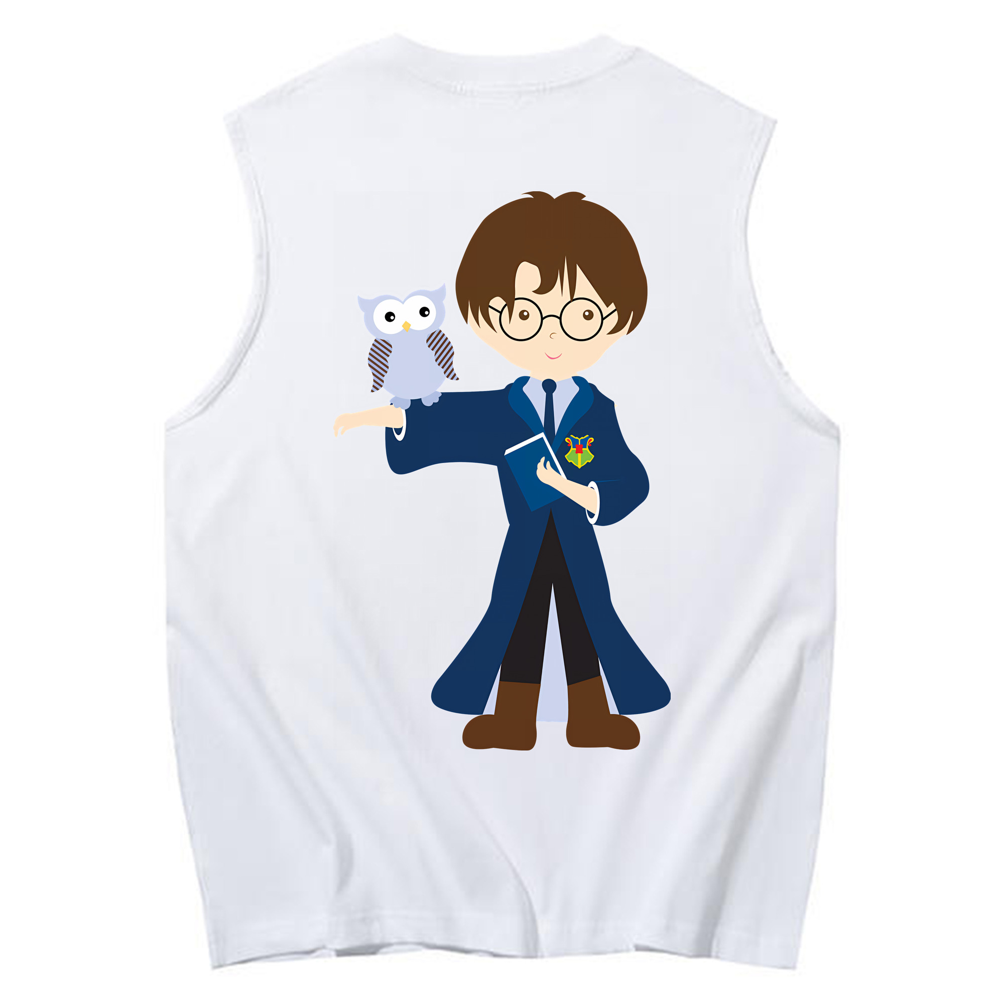 （画像用） Harry Potter ハリー・ポッターシリーズ コットン100％タンクトップ（背面プリント）