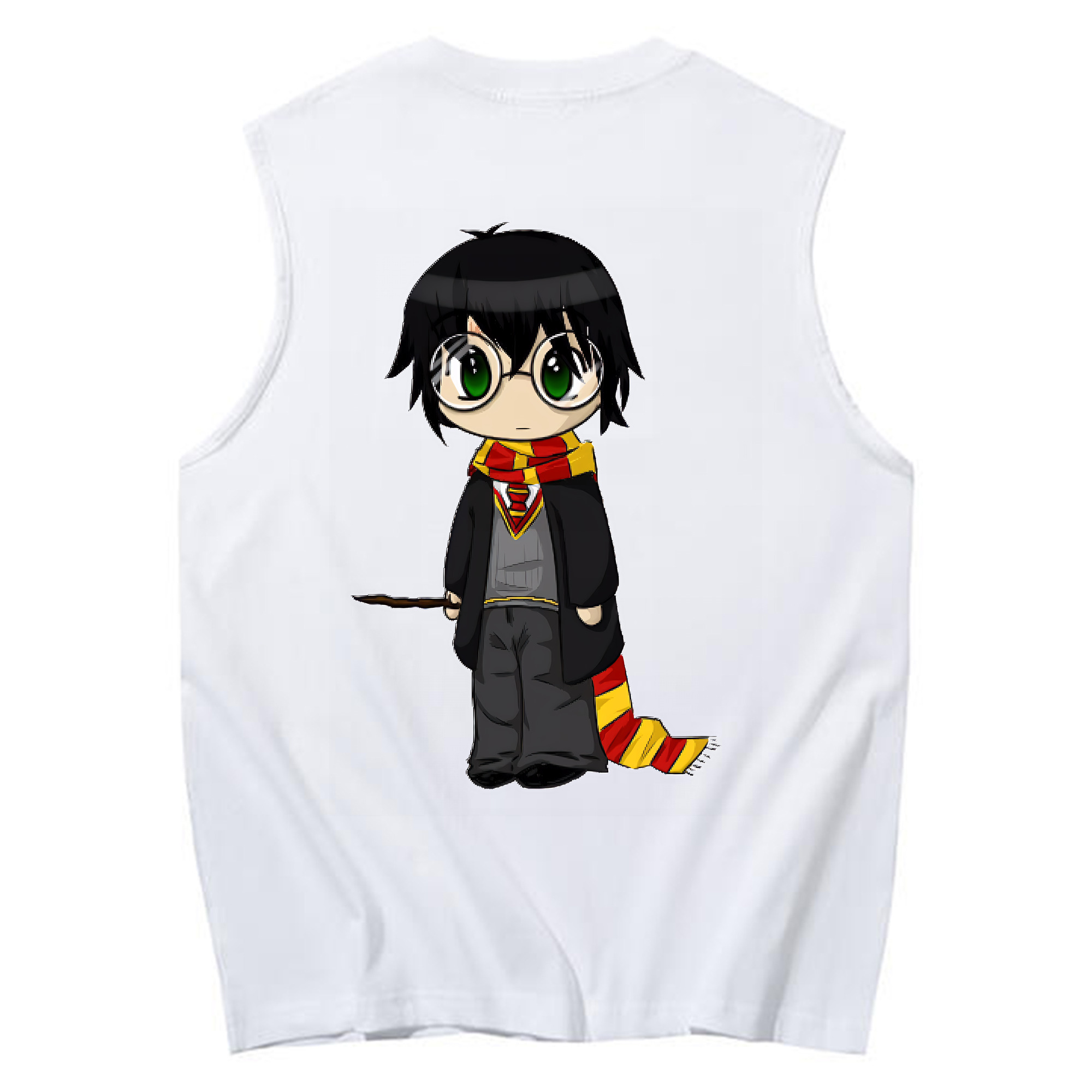（画像用） Harry Potter ハリー・ポッターシリーズ コットン100％タンクトップ（背面プリント）