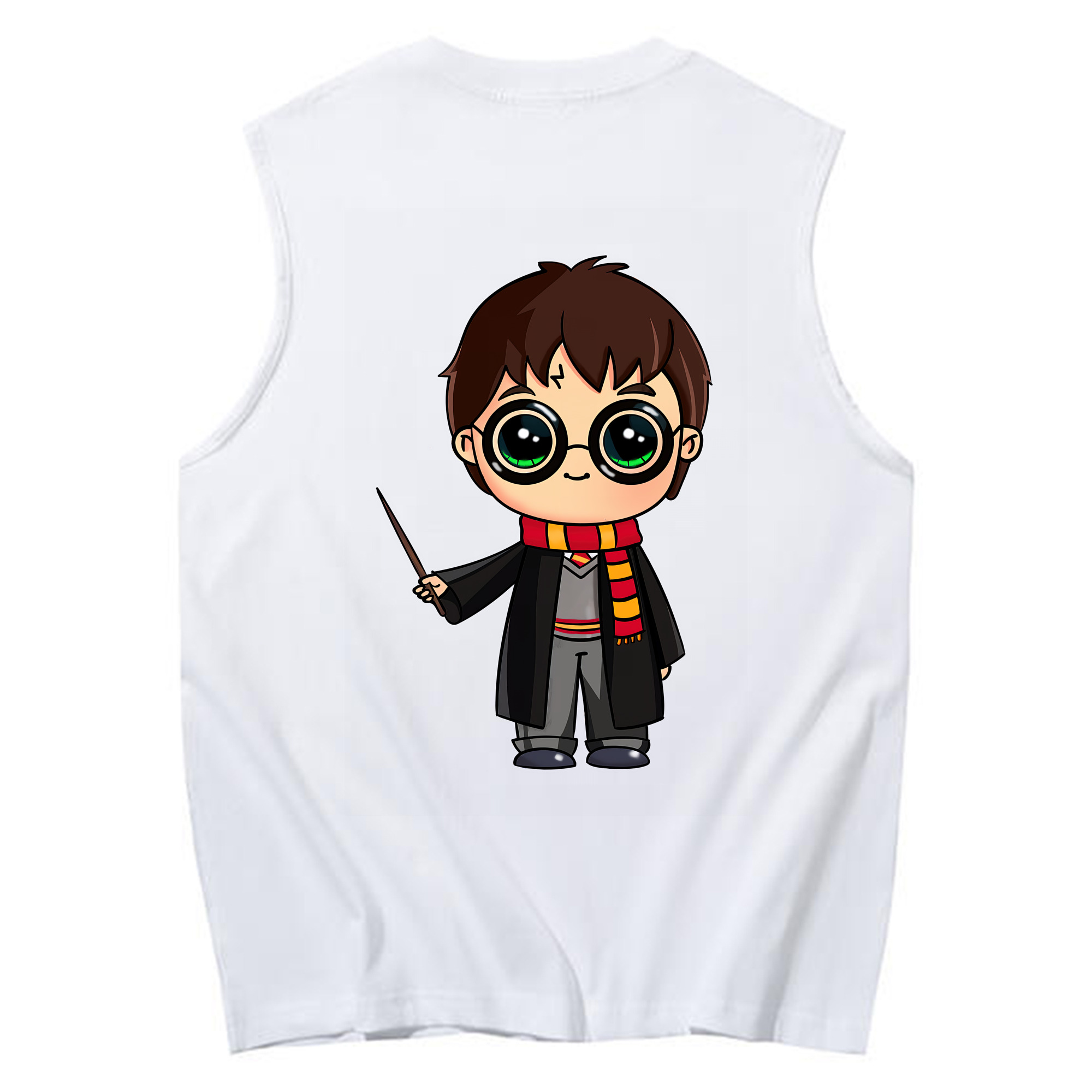 （画像用） Harry Potter ハリー・ポッターシリーズ コットン100％タンクトップ（背面プリント）