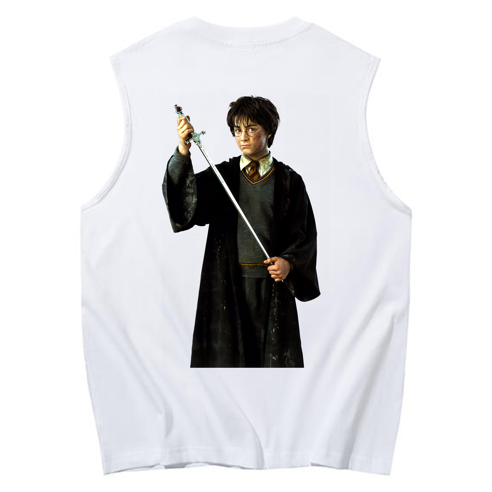 （画像用） Harry Potter ハリー・ポッターシリーズ コットン100％タンクトップ（背面プリント）