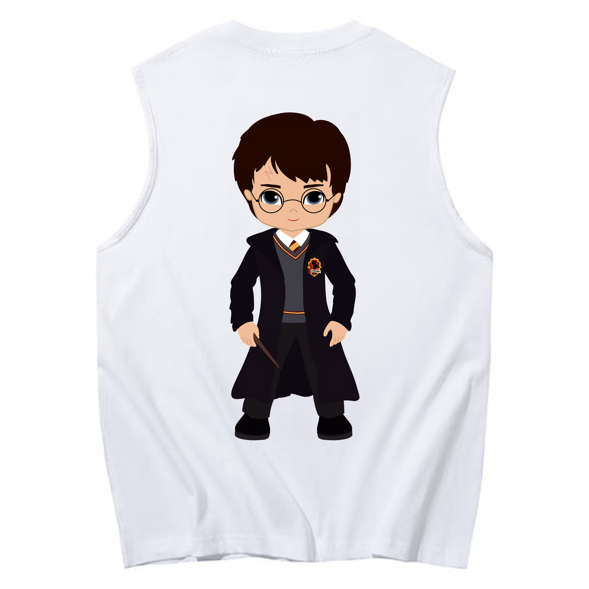 （画像用） Harry Potter ハリー・ポッターシリーズ コットン100％タンクトップ（背面プリント）