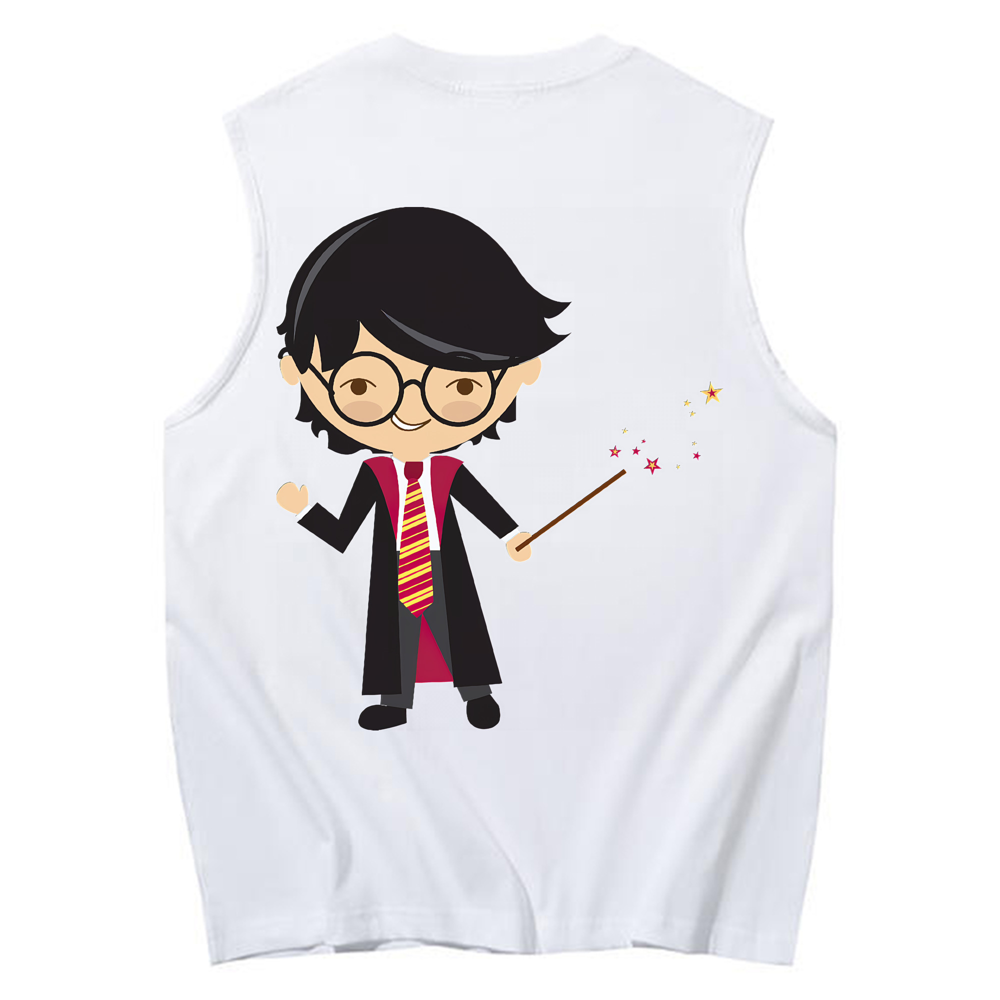 （画像用） Harry Potter ハリー・ポッターシリーズ コットン100％タンクトップ（背面プリント）