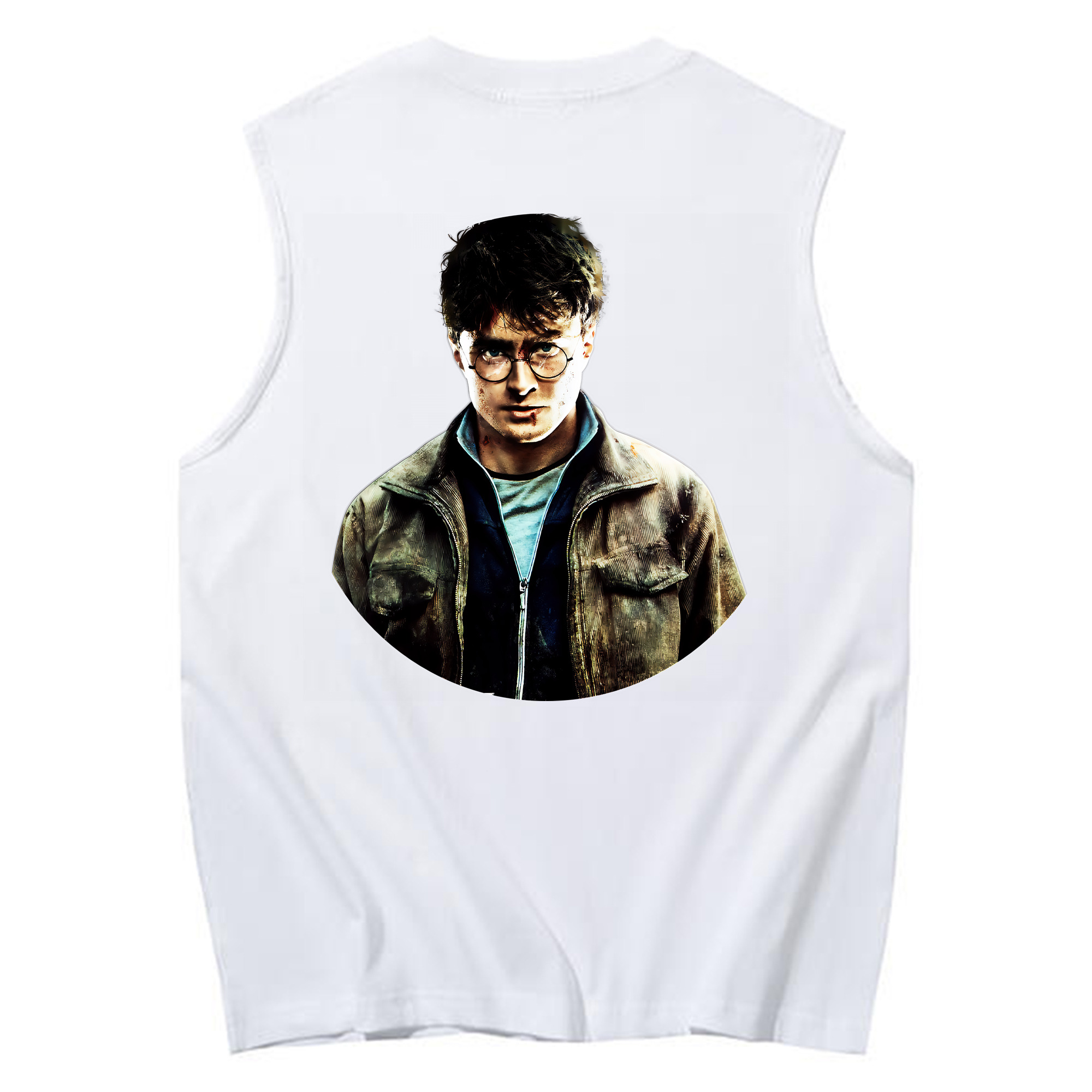 （画像用） Harry Potter ハリー・ポッターシリーズ コットン100％タンクトップ（背面プリント）