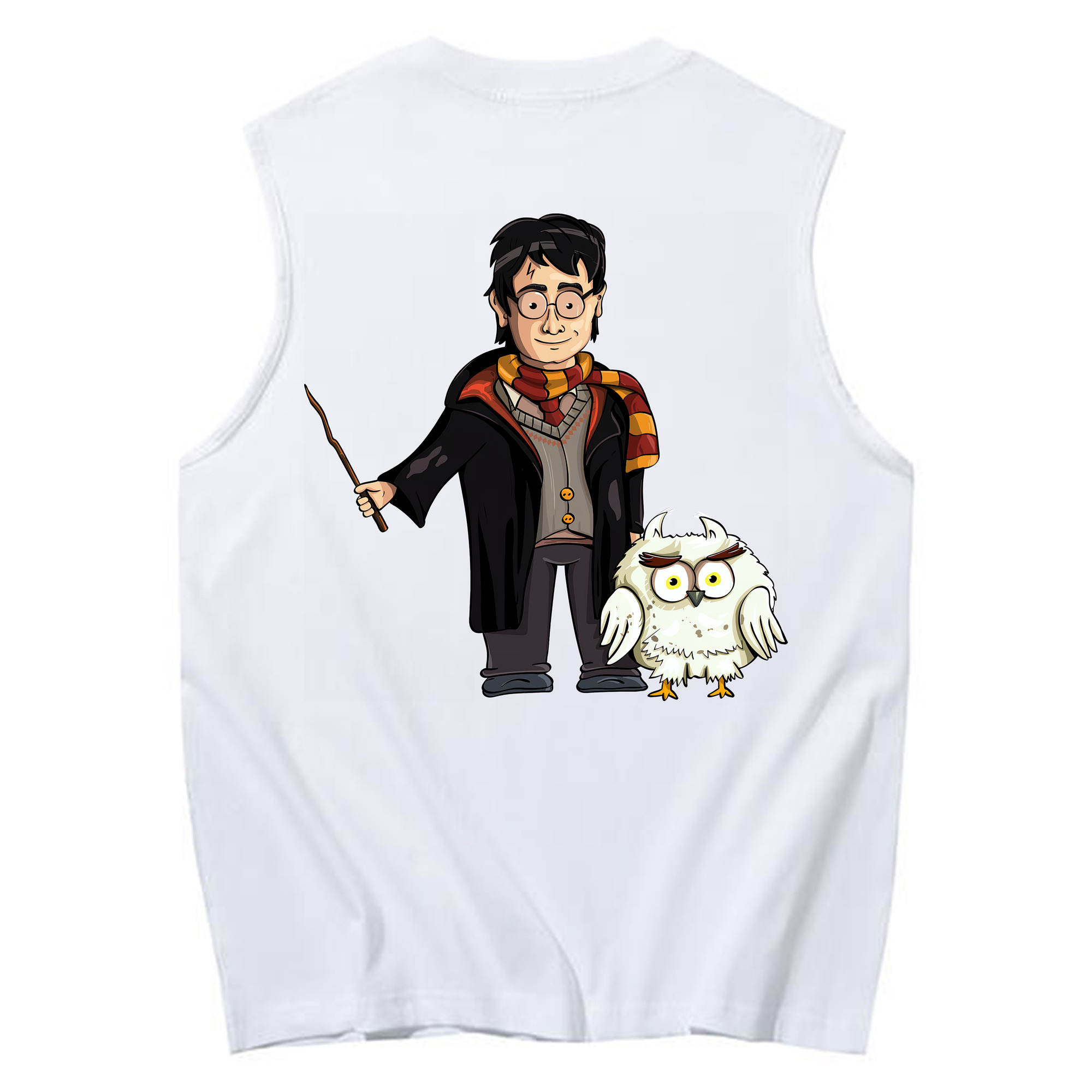 （画像用） Harry Potter ハリー・ポッターシリーズ コットン100％タンクトップ（背面プリント）