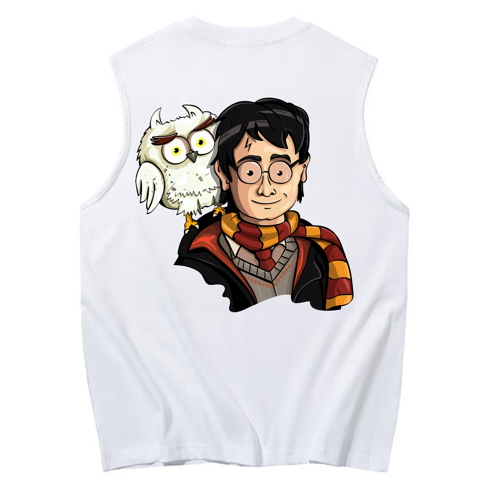 （画像用） Harry Potter ハリー・ポッターシリーズ コットン100％タンクトップ（背面プリント）