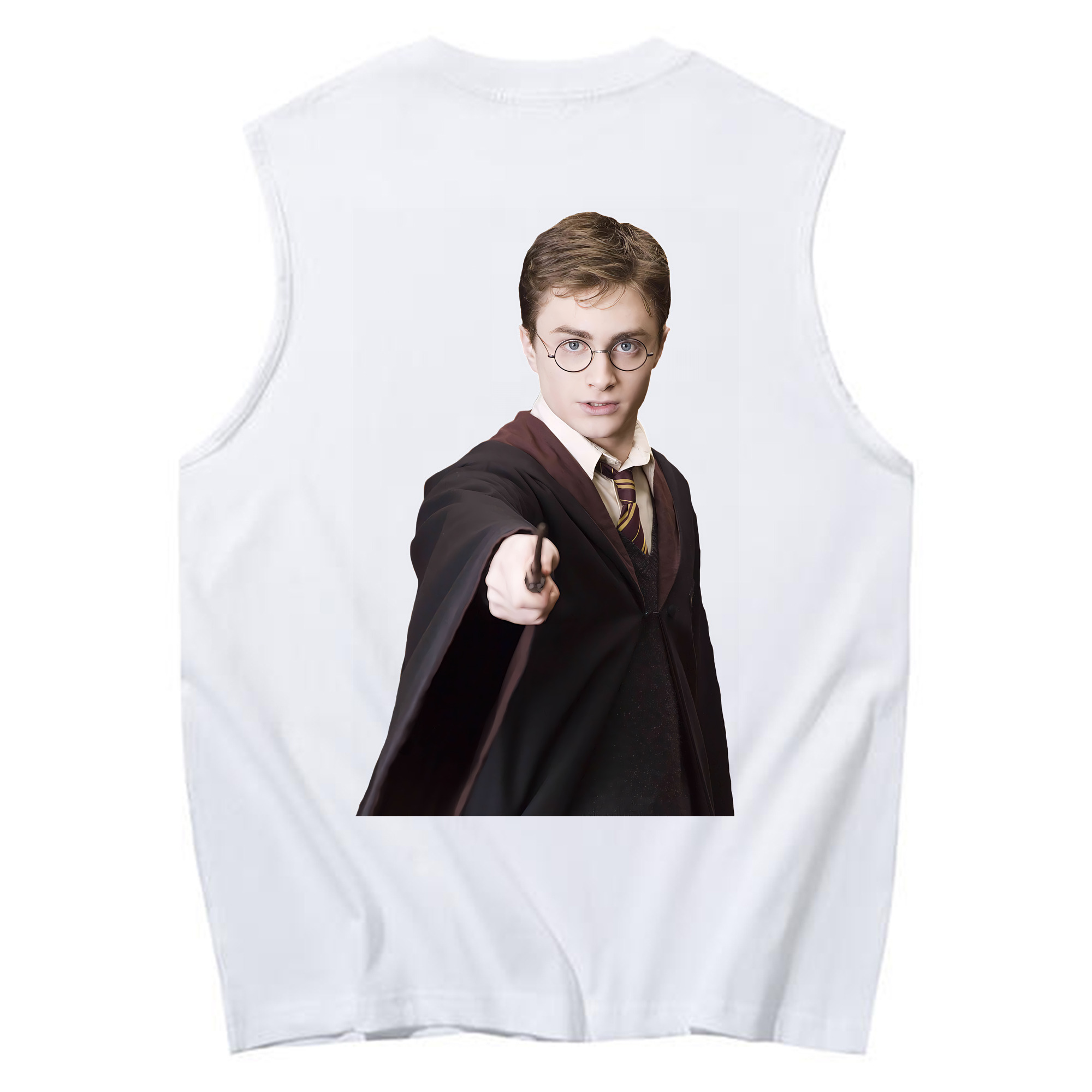 （画像用） Harry Potter ハリー・ポッターシリーズ コットン100％タンクトップ（背面プリント）