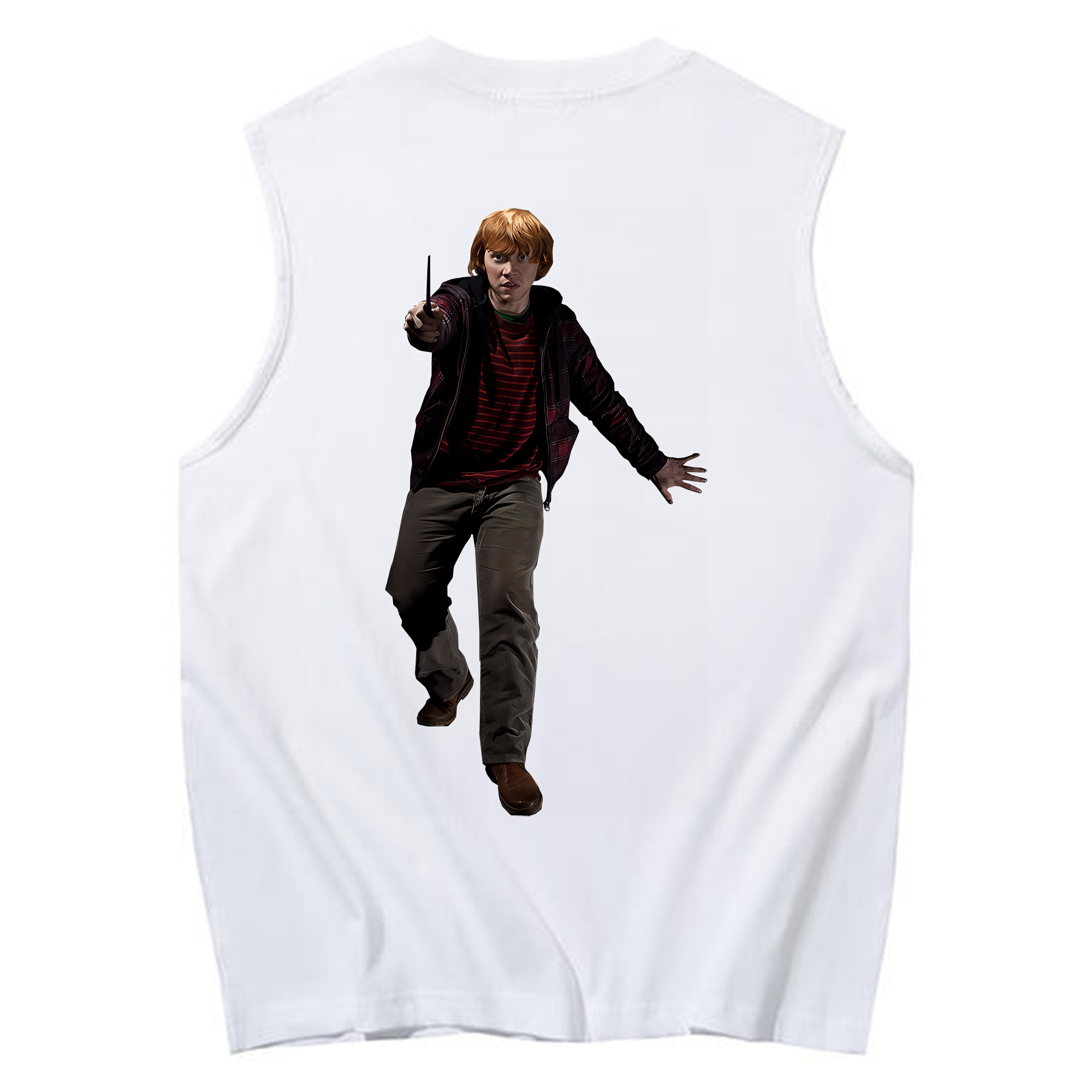 （画像用） Harry Potter ハリー・ポッターシリーズ コットン100％タンクトップ（背面プリント）