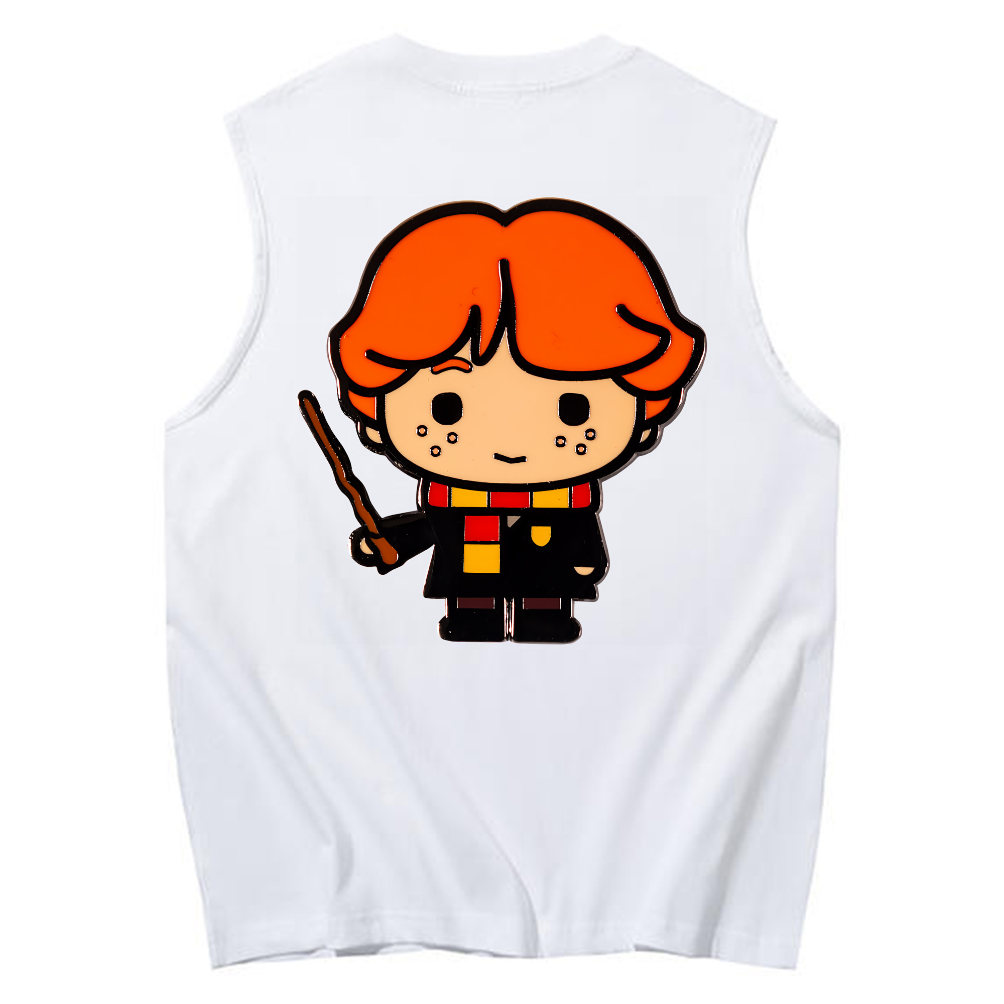 （画像用） Harry Potter ハリー・ポッターシリーズ コットン100％タンクトップ（背面プリント）
