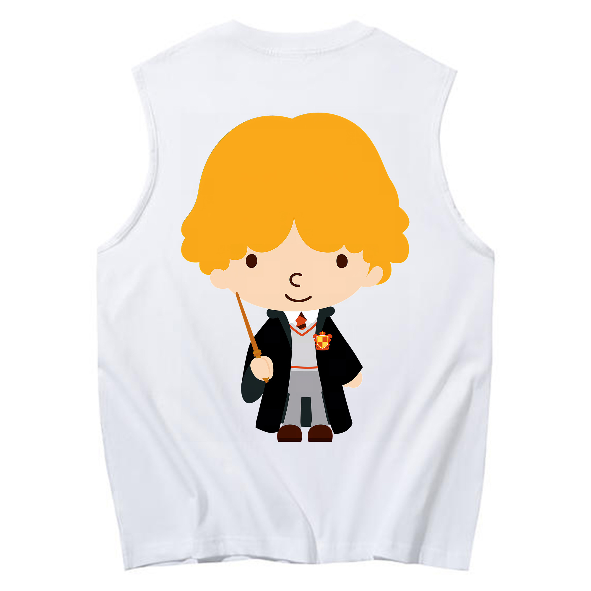 （画像用） Harry Potter ハリー・ポッターシリーズ コットン100％タンクトップ（背面プリント）