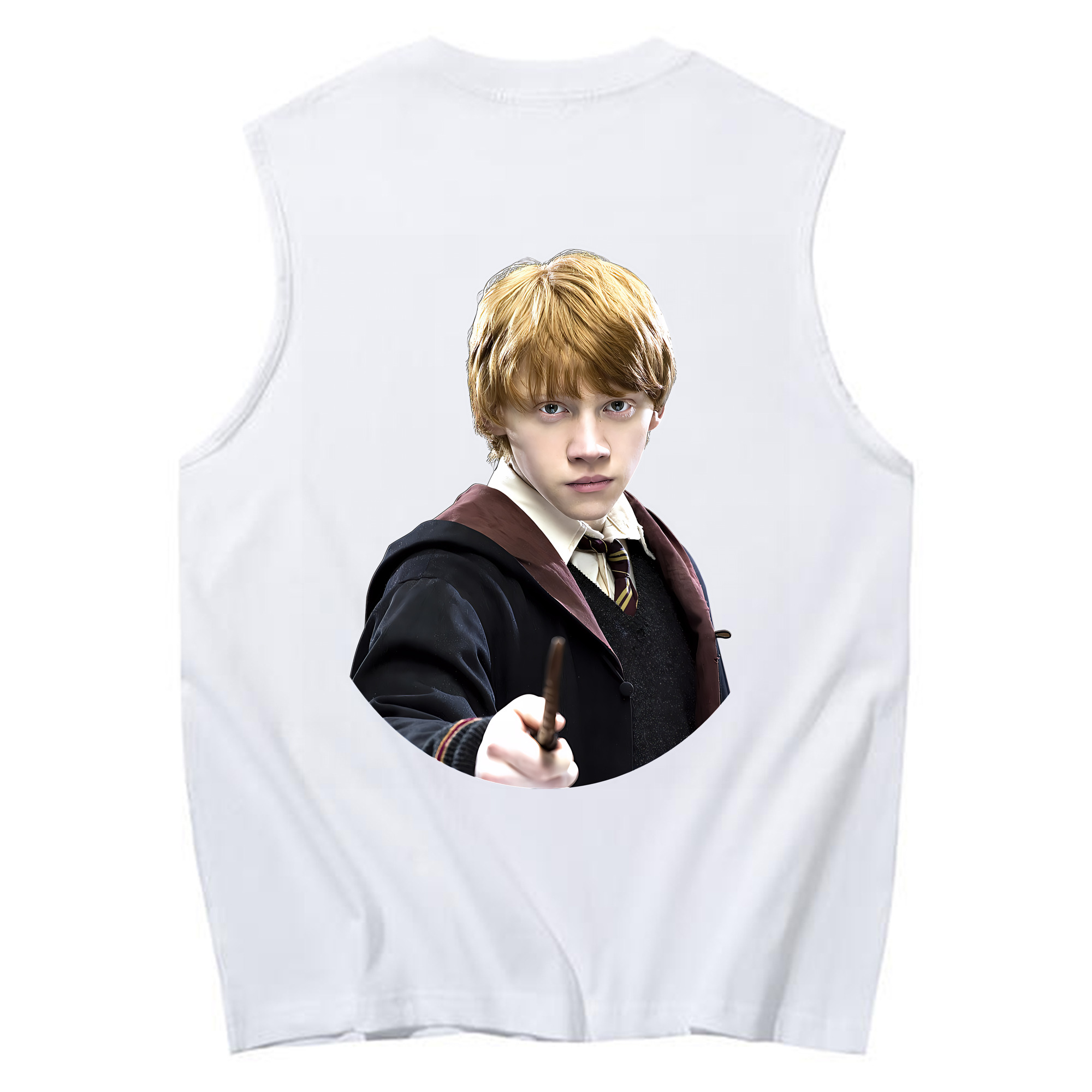 （画像用） Harry Potter ハリー・ポッターシリーズ コットン100％タンクトップ（背面プリント）