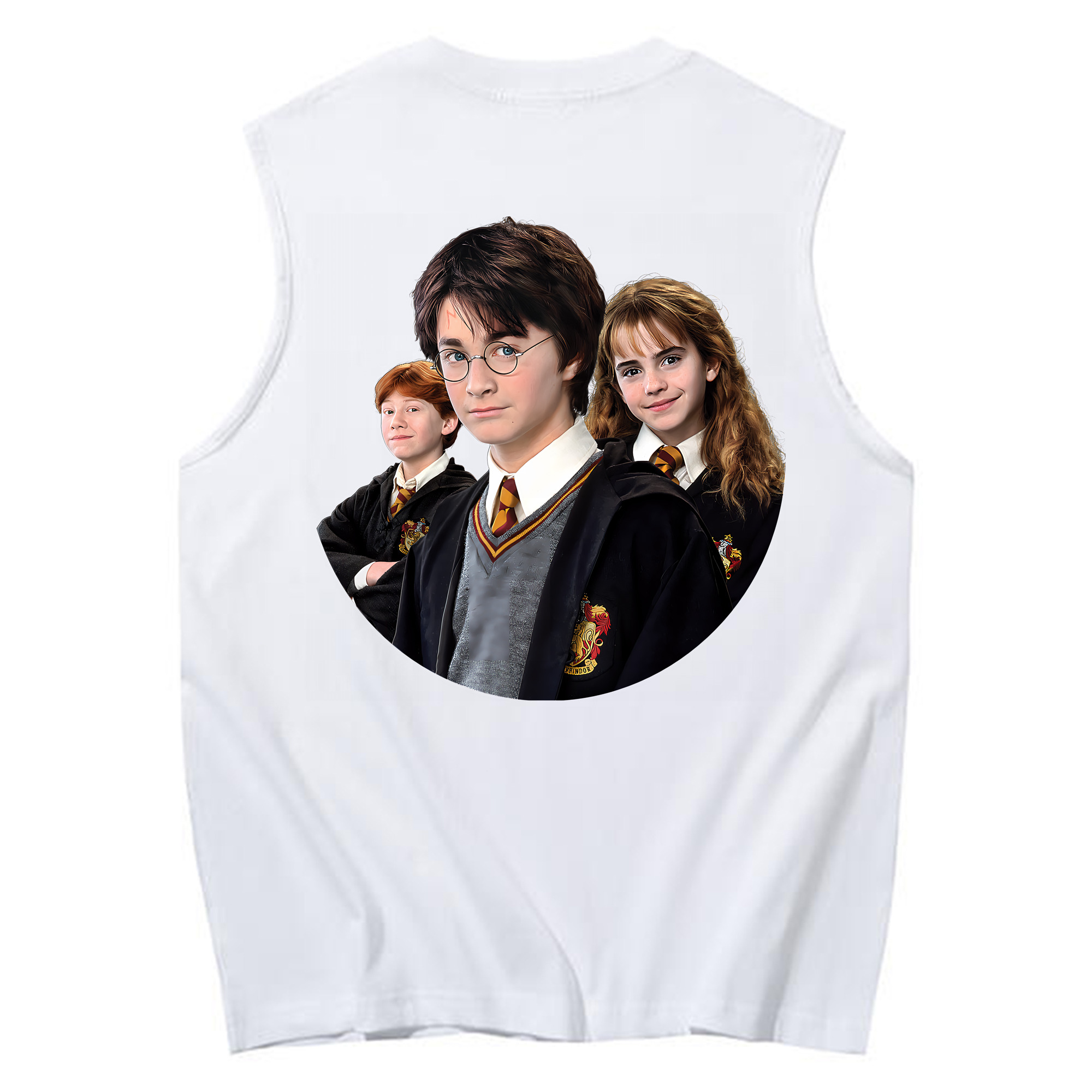 （画像用） Harry Potter ハリー・ポッターシリーズ コットン100％タンクトップ（背面プリント）