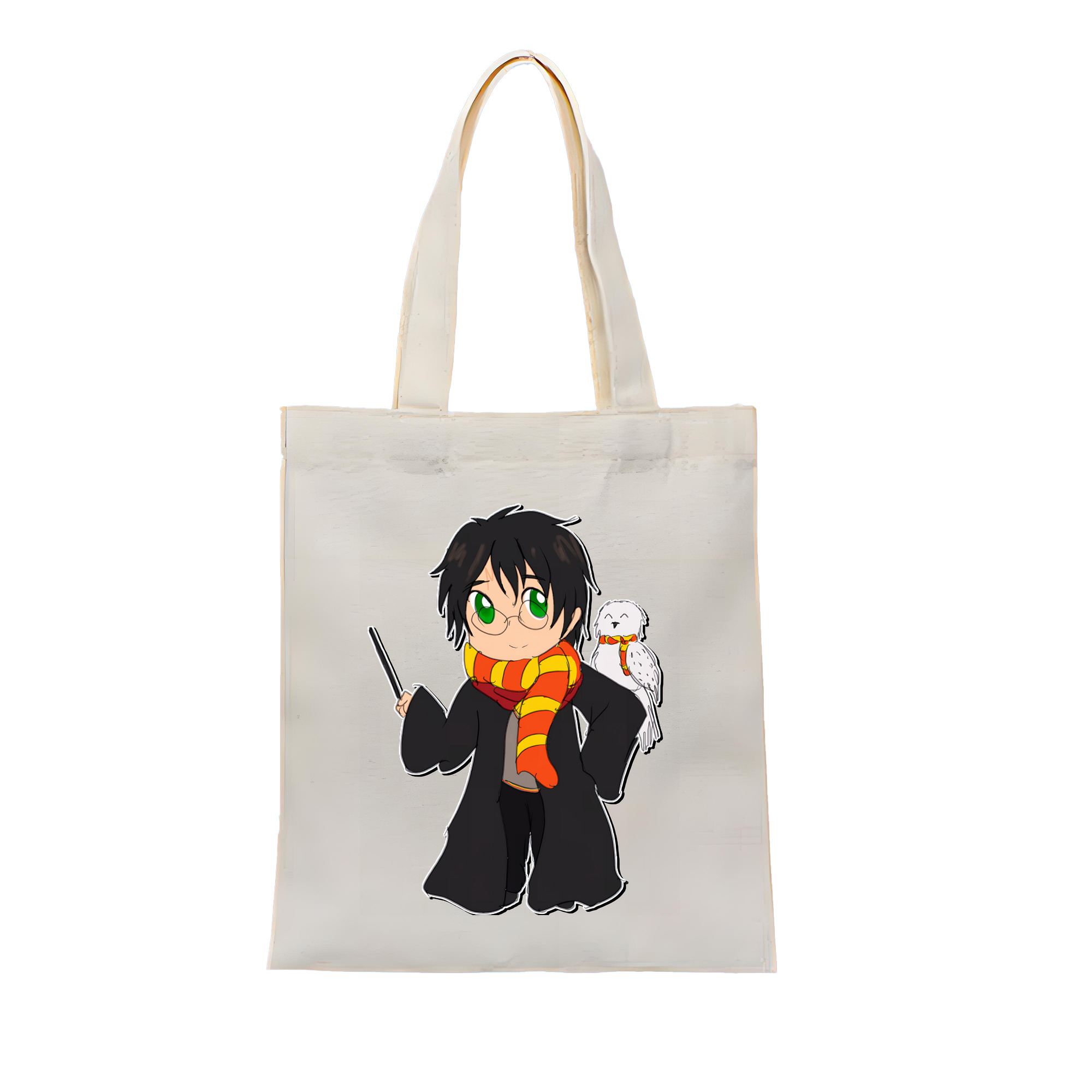 （画像用） Harry Potter ハリー・ポッターシリーズ 縦型キャンバス生地手提げバッグ　トートバッグ