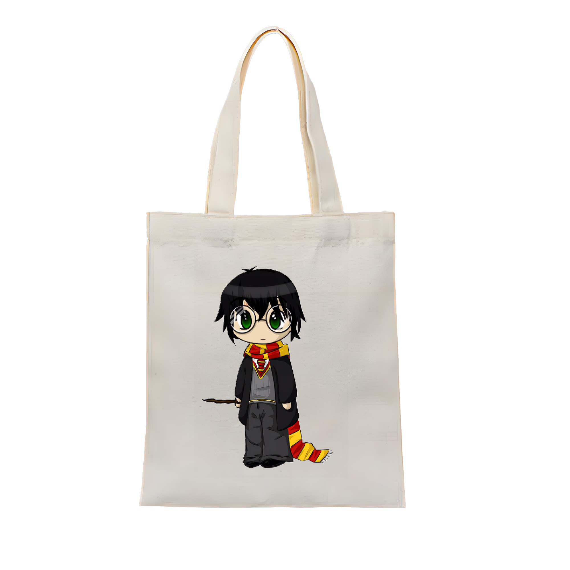 （画像用） Harry Potter ハリー・ポッターシリーズ 縦型キャンバス生地手提げバッグ　トートバッグ