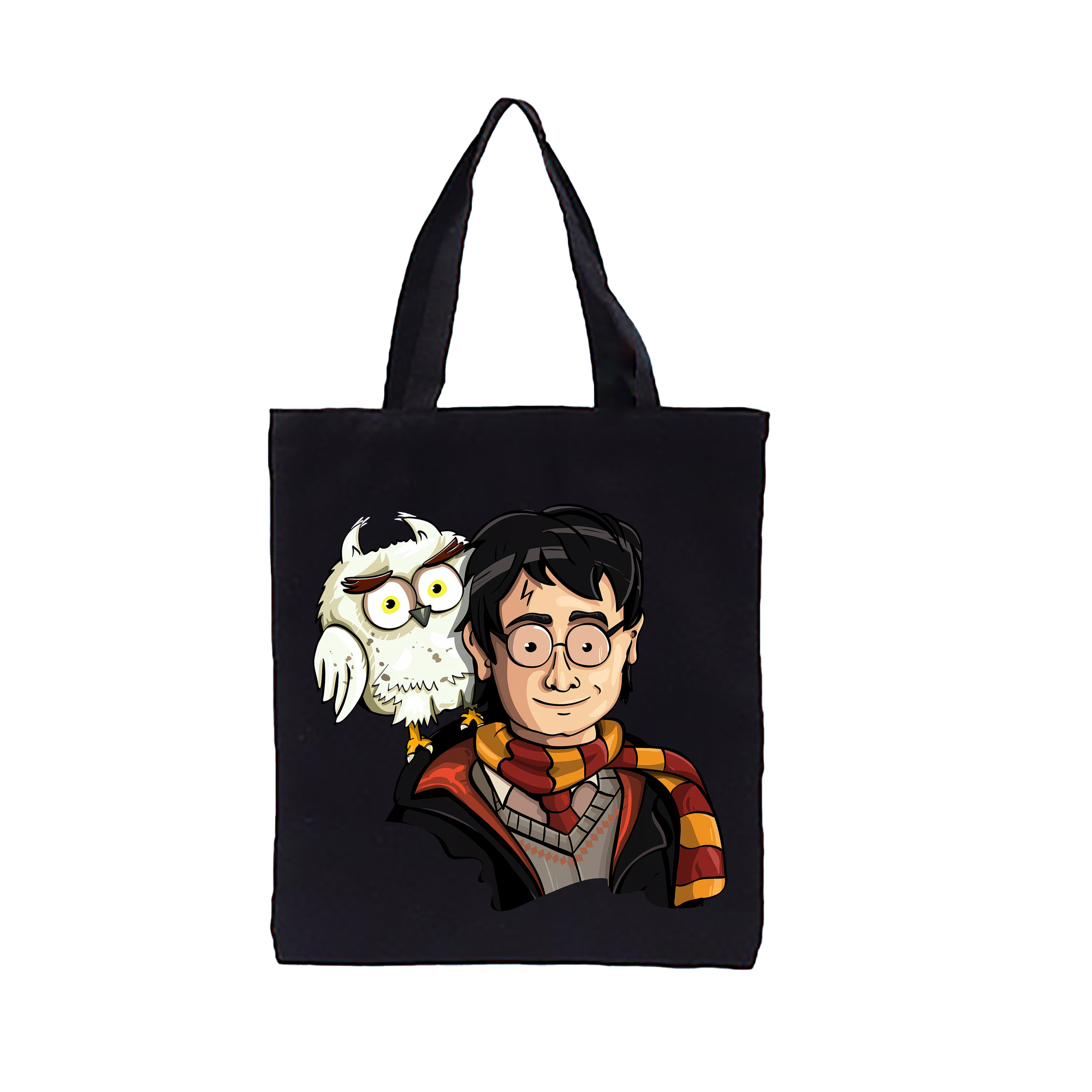 （画像用） Harry Potter ハリー・ポッターシリーズ 縦型キャンバス生地手提げバッグ　トートバッグ